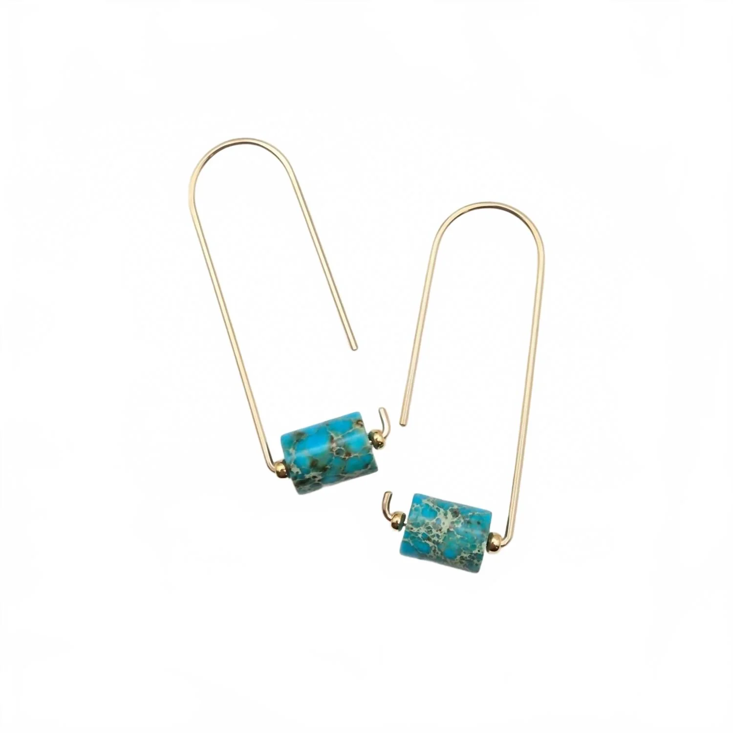 Women's Arc Threaders Earrings In Jasper - Gf - Image 3