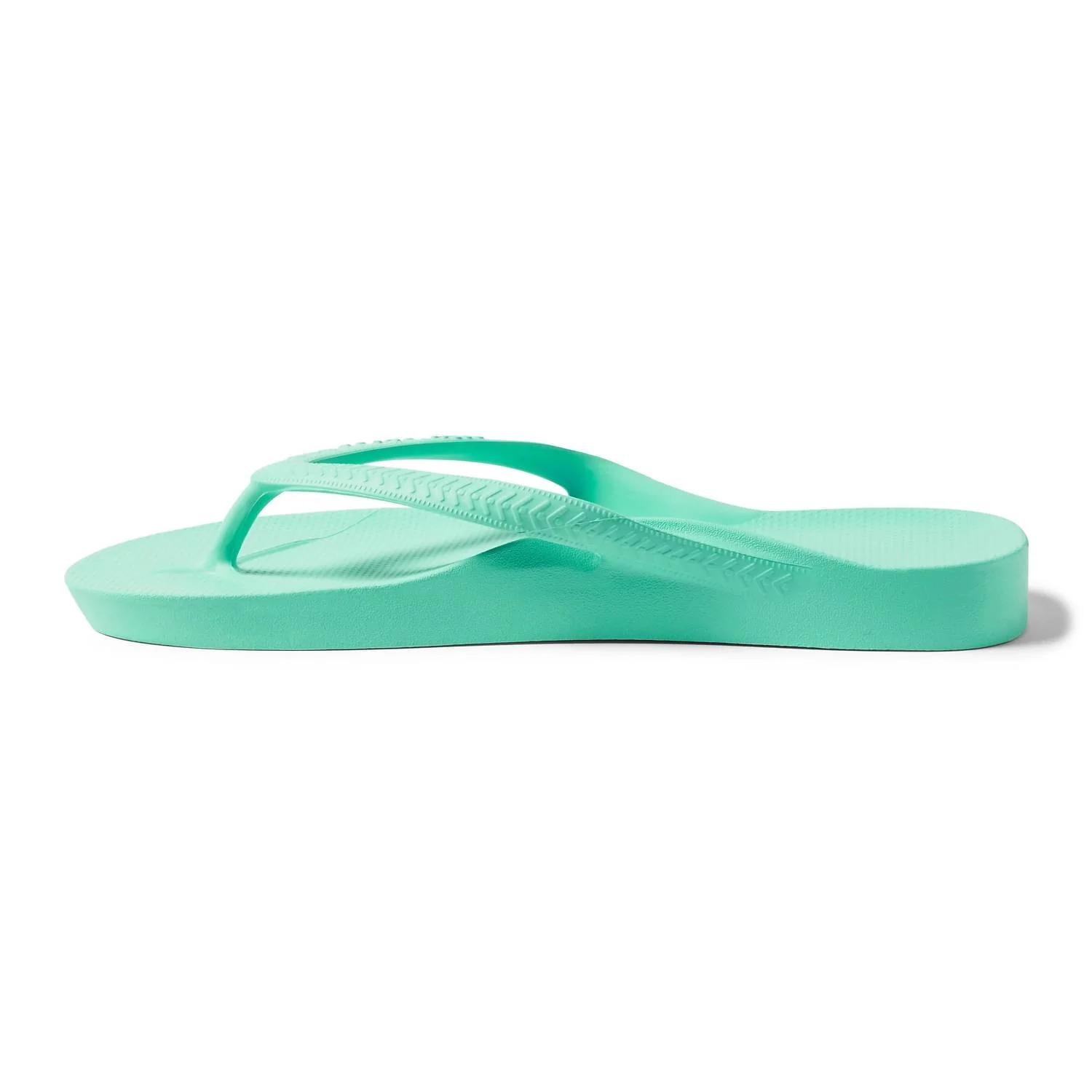 Women's Arch Support Flip Flops In Mint - Image 3