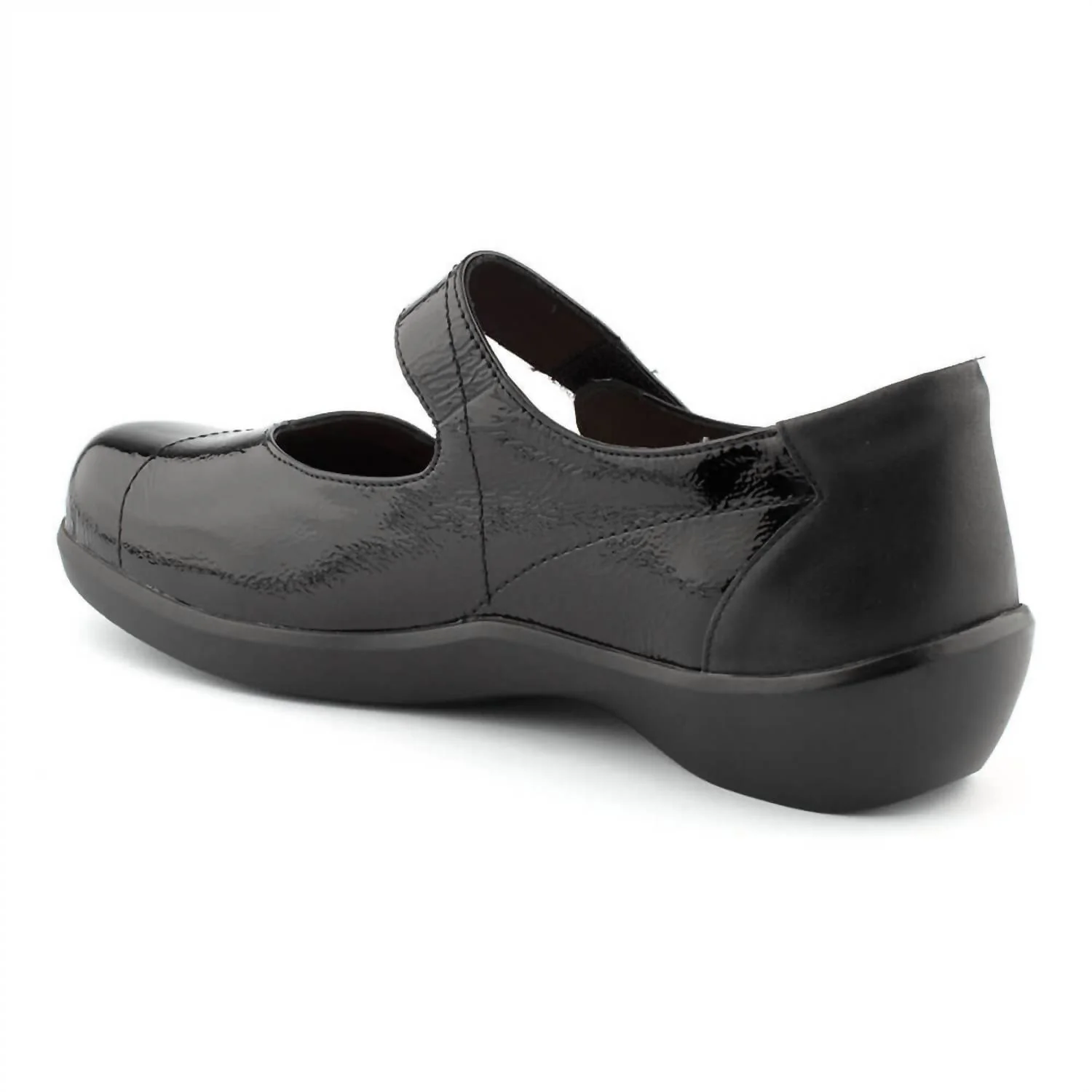 Women's Ariel W Mary Jane Shoes In Black Leather - Image 3