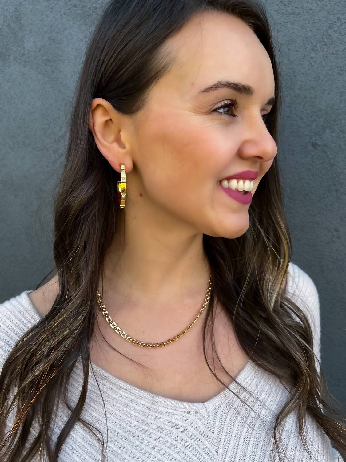 Women's Athena Chain Necklace In Gold - Image 3