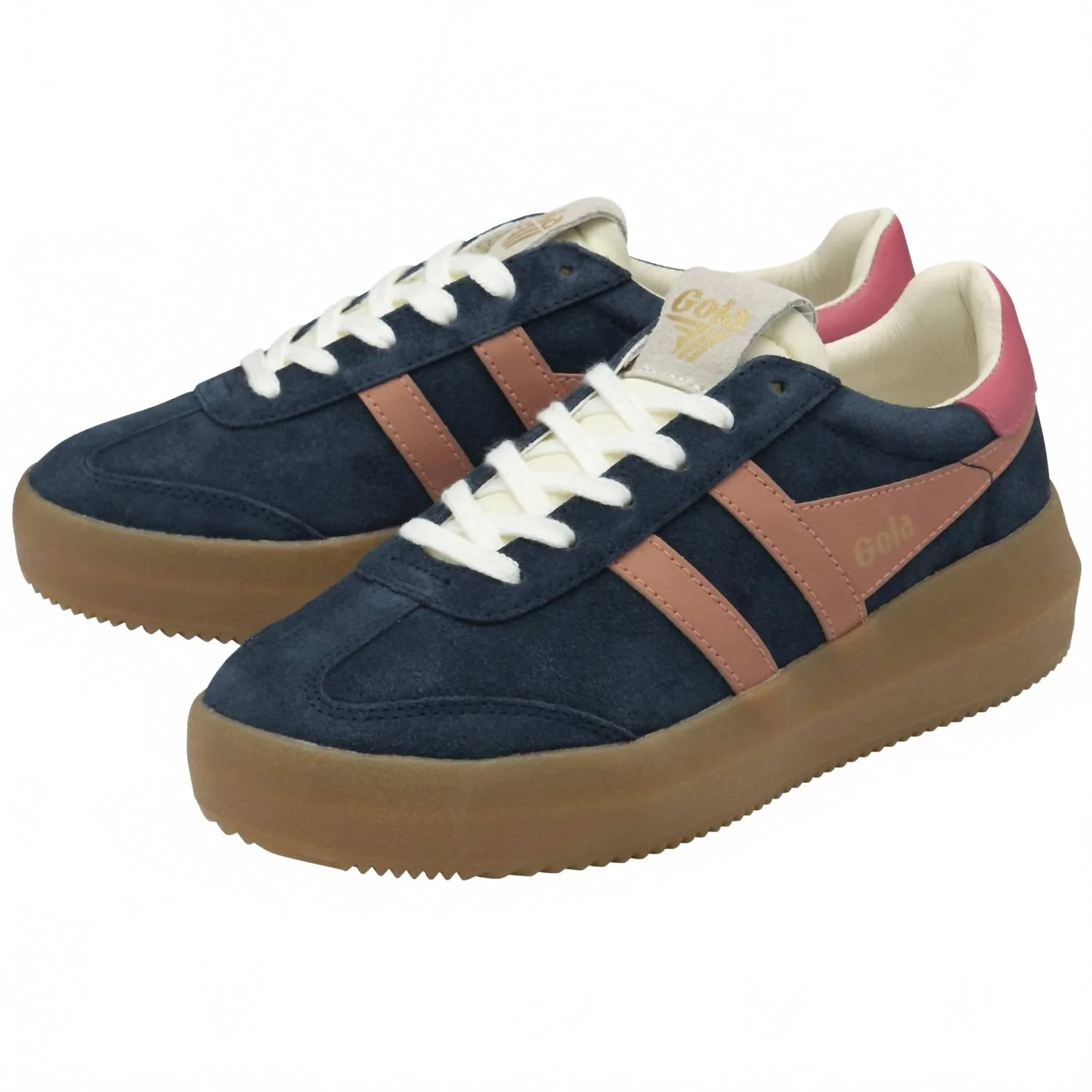 Women's Athena Sneaker In Navy/terracotta/bubblegum/gum - Image 3
