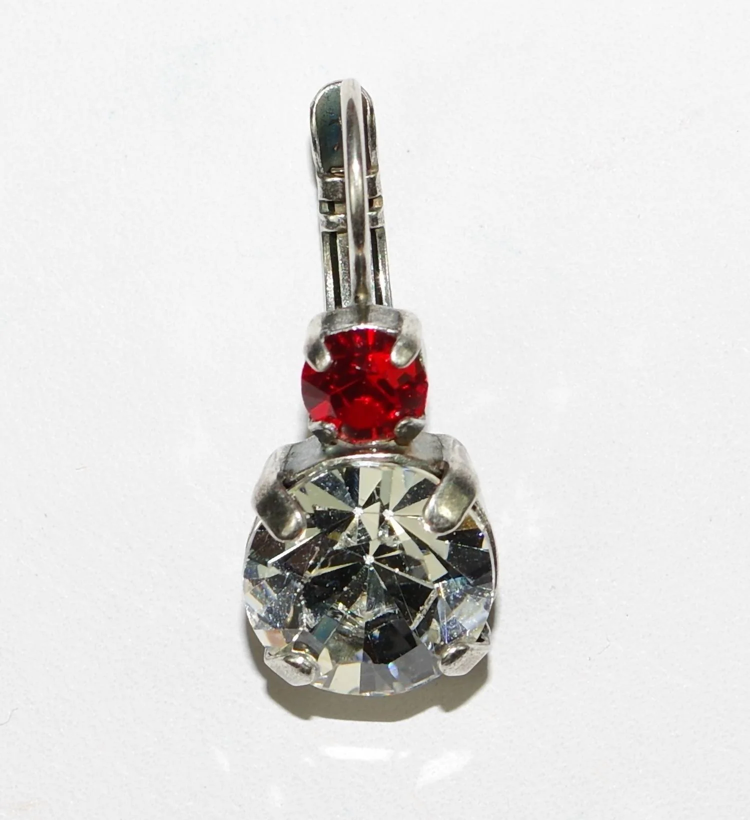 Women's Audrey Earrings In Clear/red - Image 2