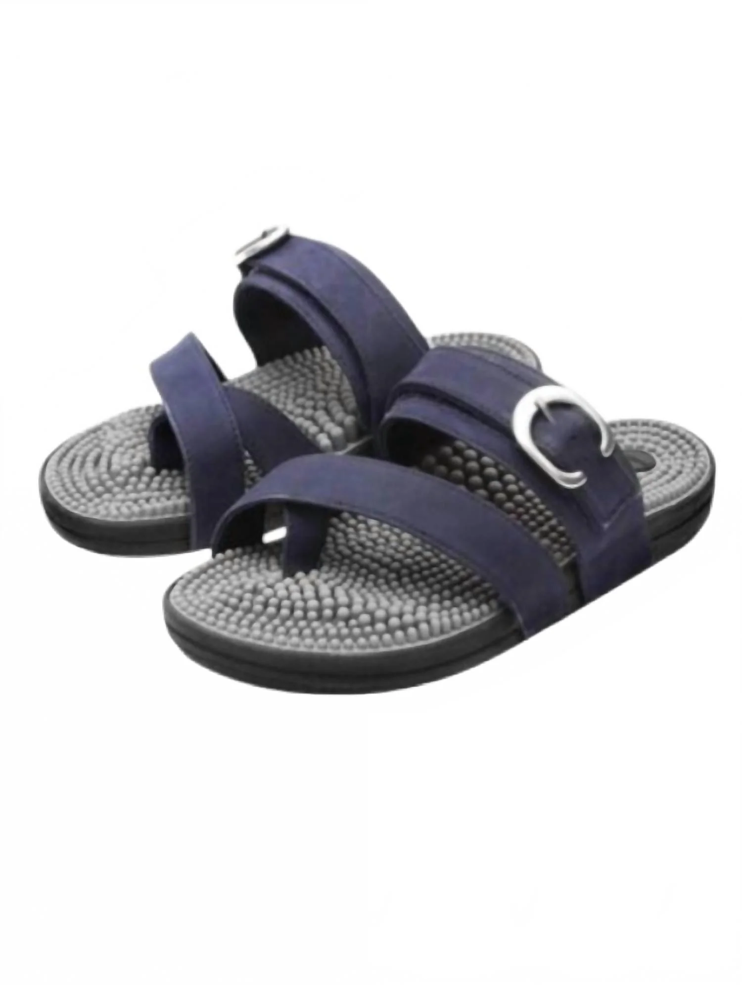 Women's Aura-V Therapeutic Massage Sandal In Navy - Image 2