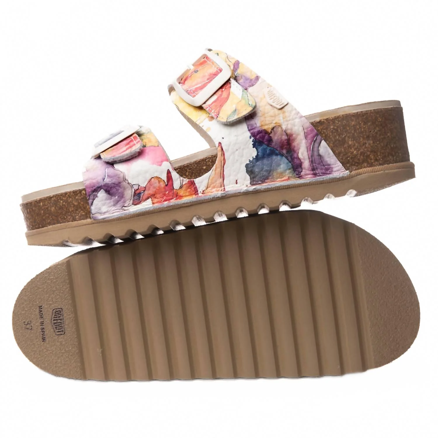 Women's Aurora Slides In Beige - Image 5