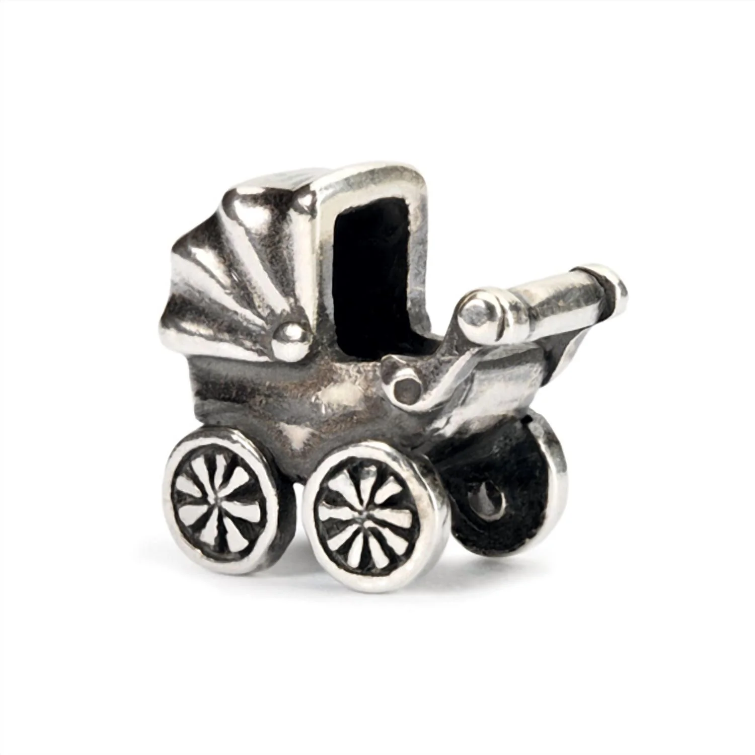 Women's Baby Buggy Bead In Silver - Image 2
