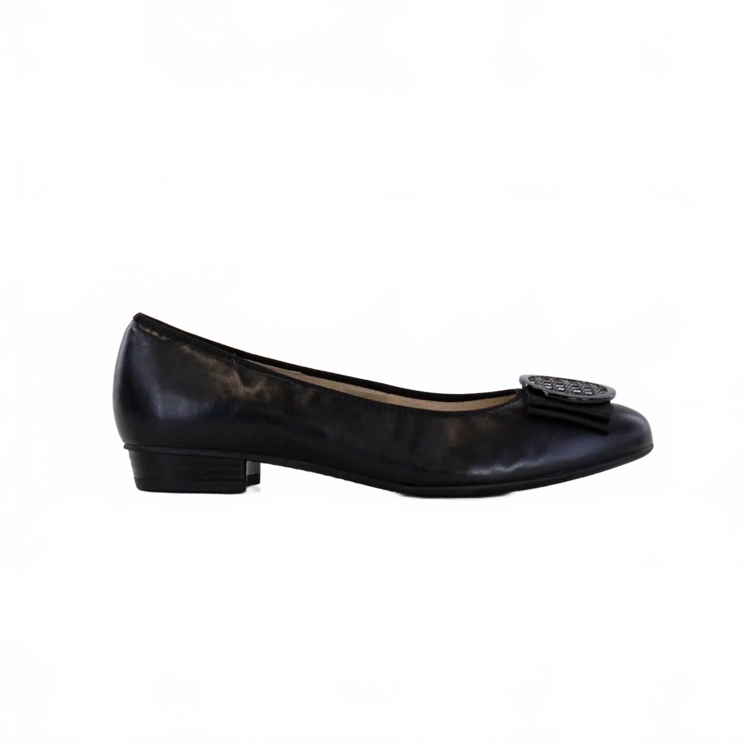 Women's Bambi Flats In Black - Image 3