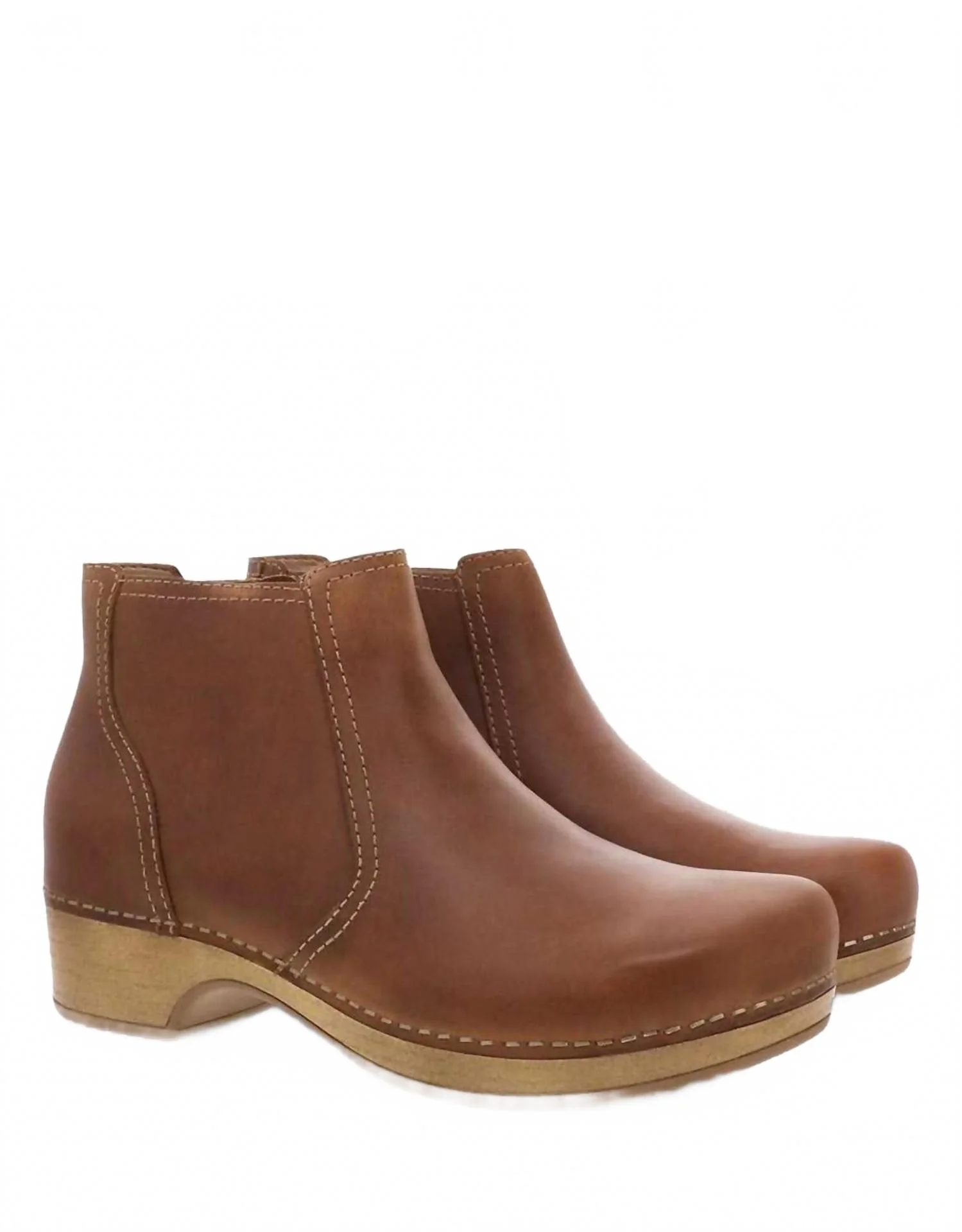 Women's Barbara Ankle Boot In Tan Oiled Brown