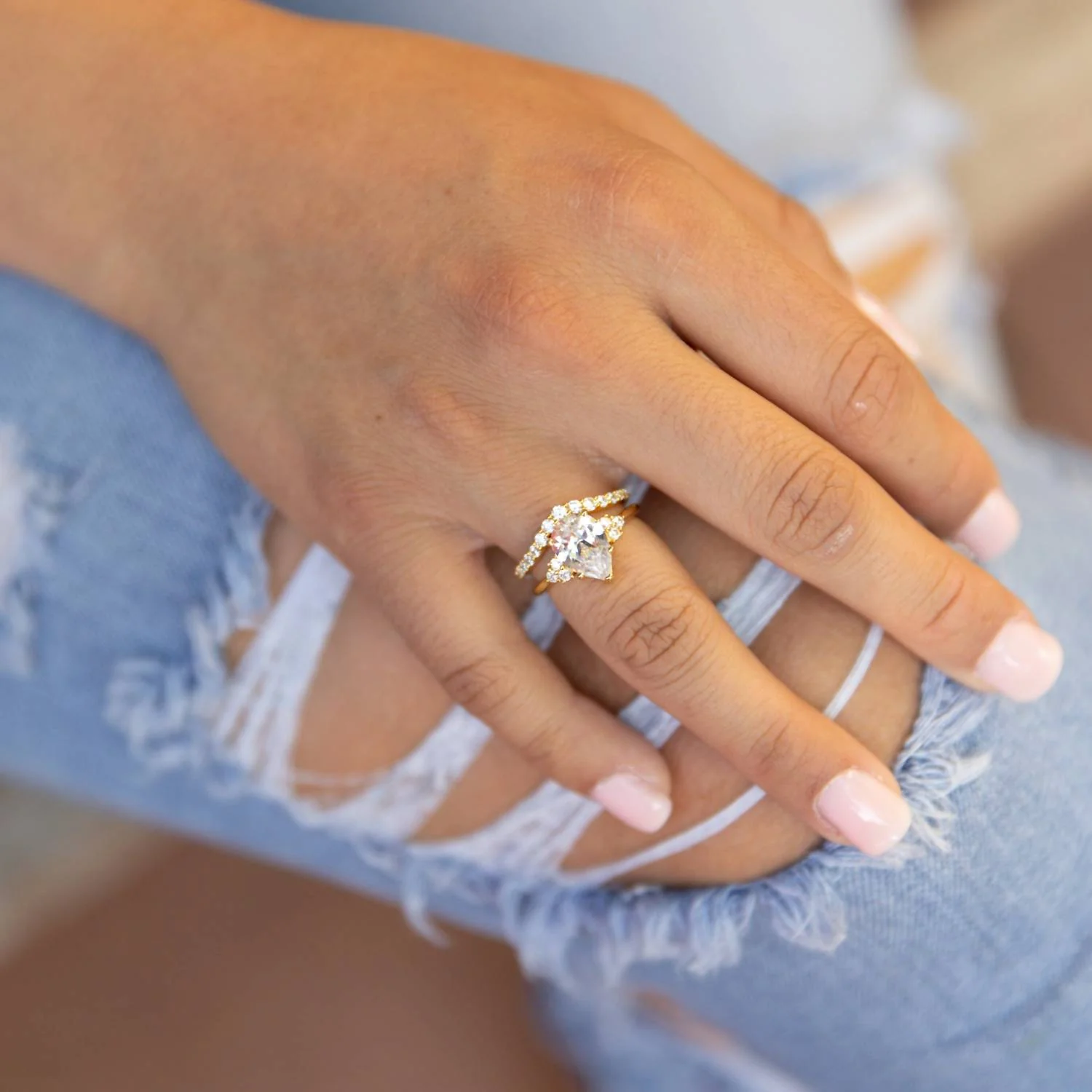 Women's Be The Belle Ring In Gold - Image 4