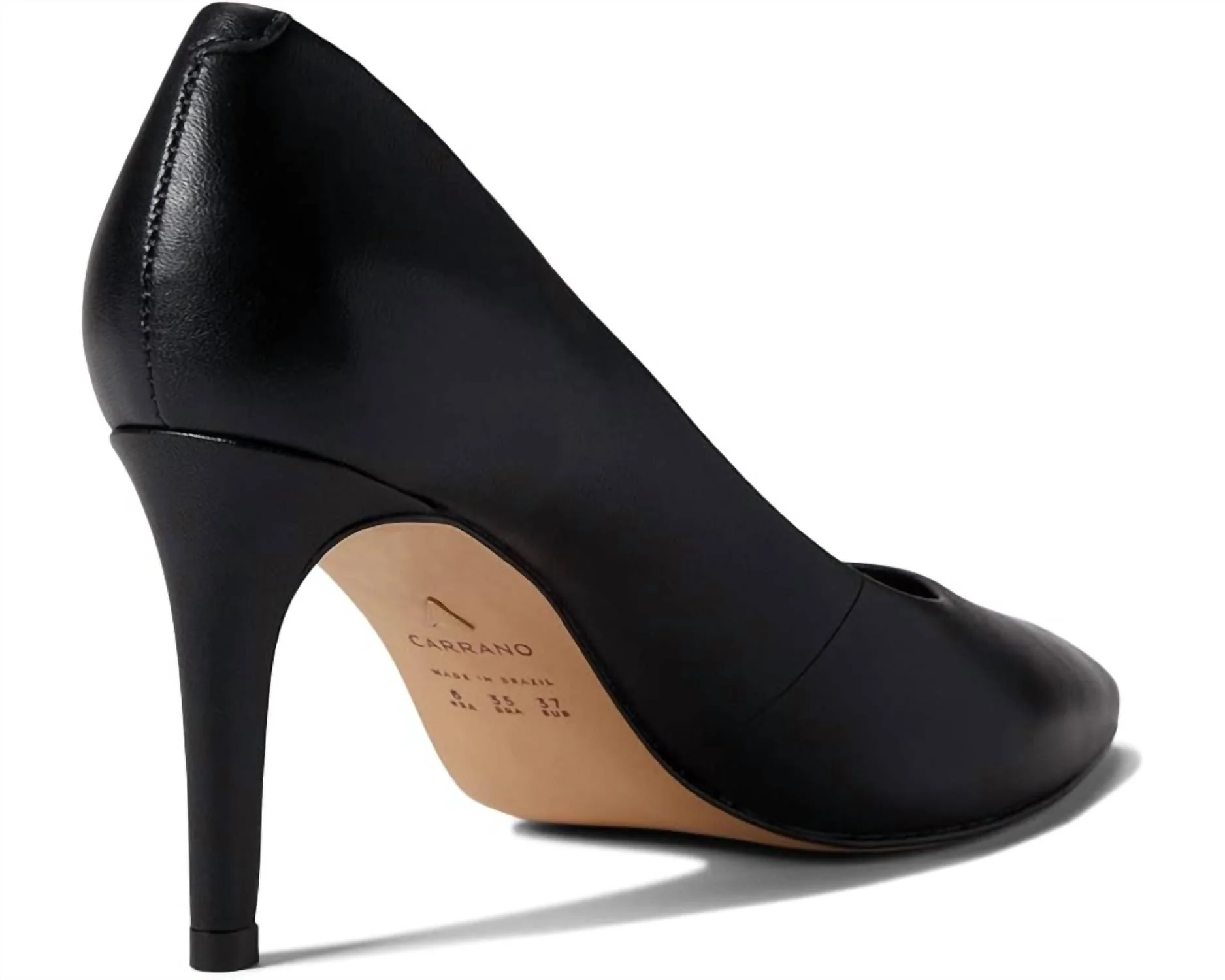 Women's Beatriz Leather Pump Heels In Black - Image 4