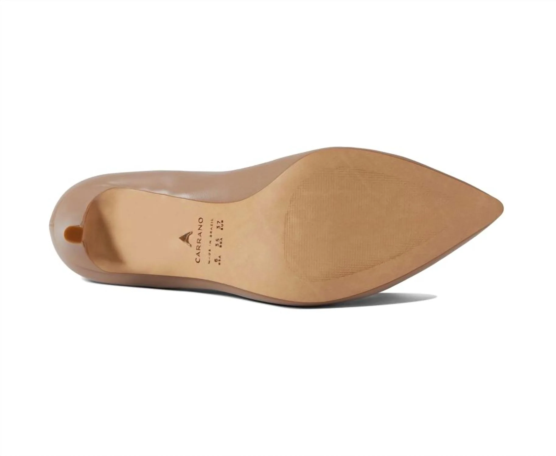 Women's Beatriz Leather Pump Heels In Taupe - Image 5