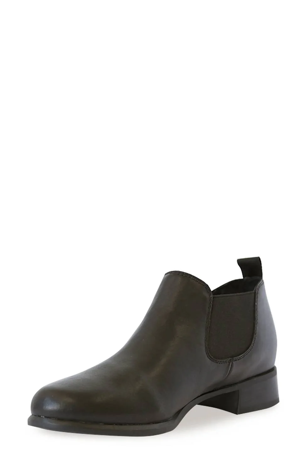 Women's Bedford Leather Bootie In Black - Image 3