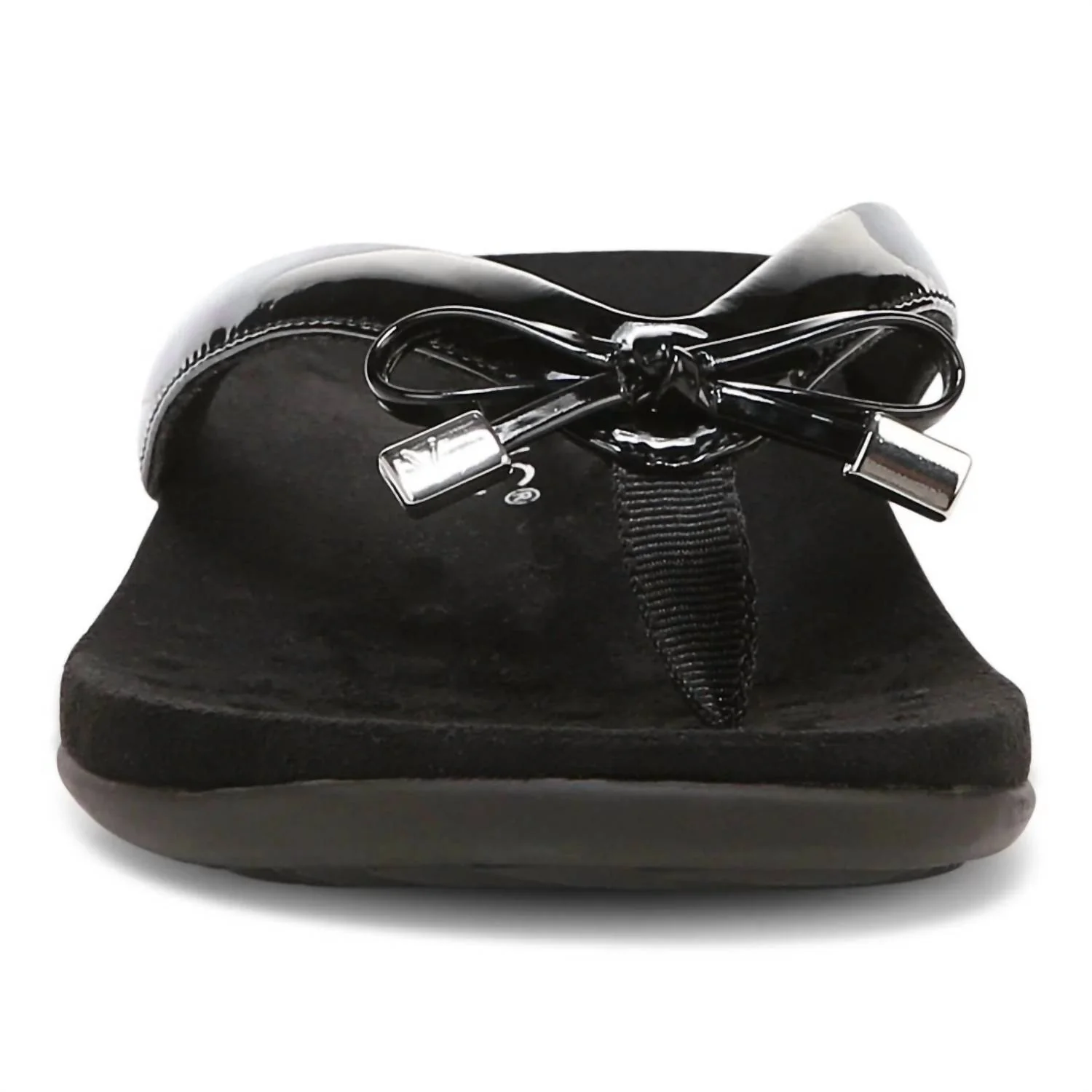 Women's Bella Toe Post Sandal In Black - Image 4