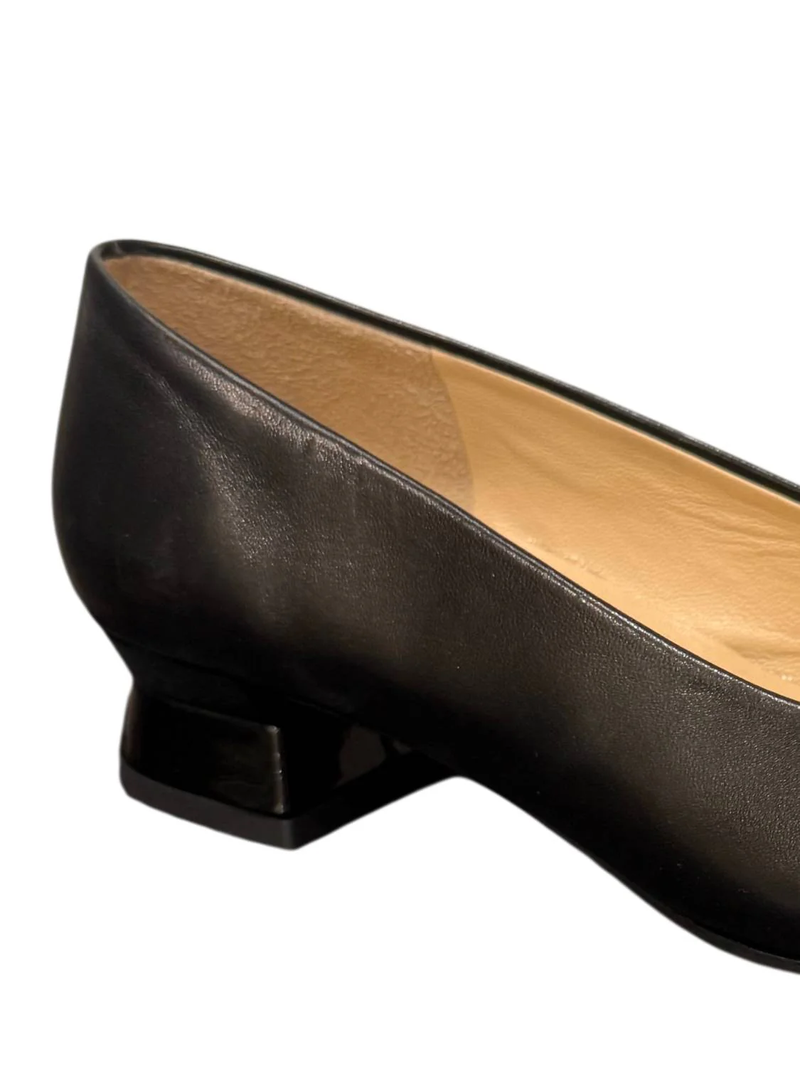 Women's Biba Leather Pumps In Softlack Nero Nappa Nero - Image 3