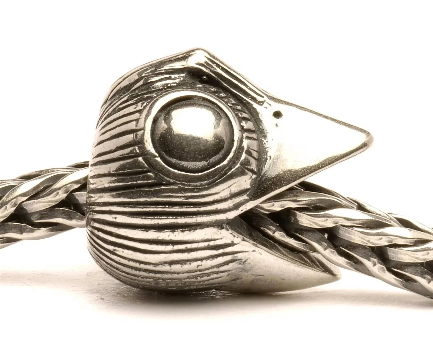 Women's Bird Beads In Silver - Image 2