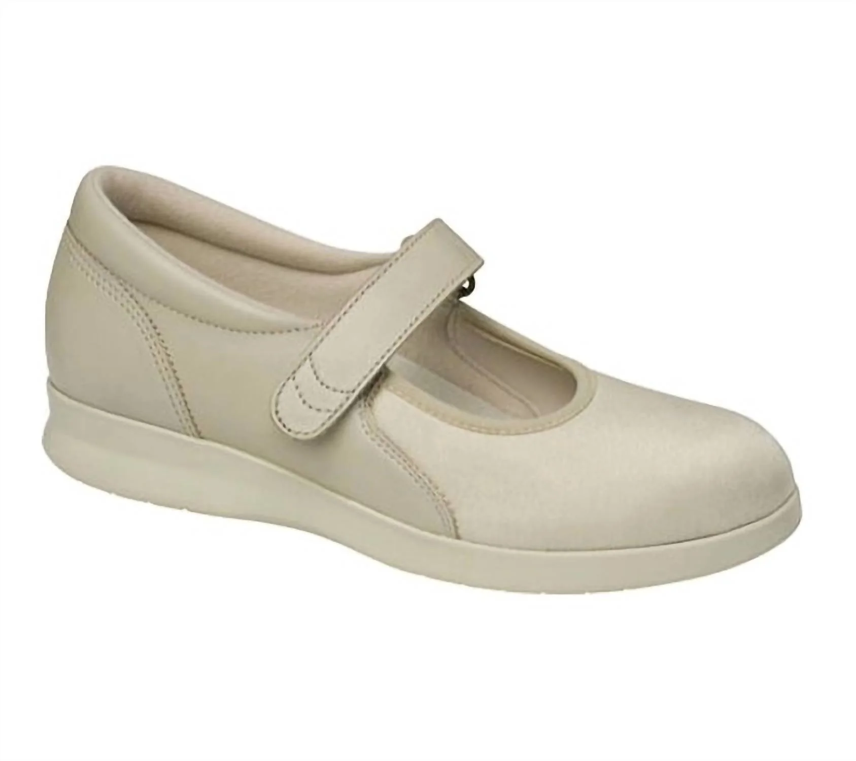 Women's Bloom Ii Mary Jane Shoes In Bone/bone Stretch