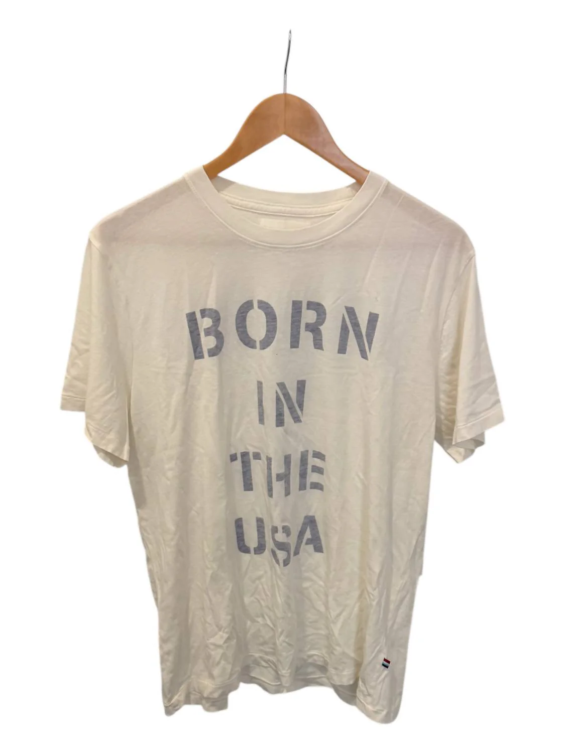 Women's Born In Usa Tee In White - Image 3