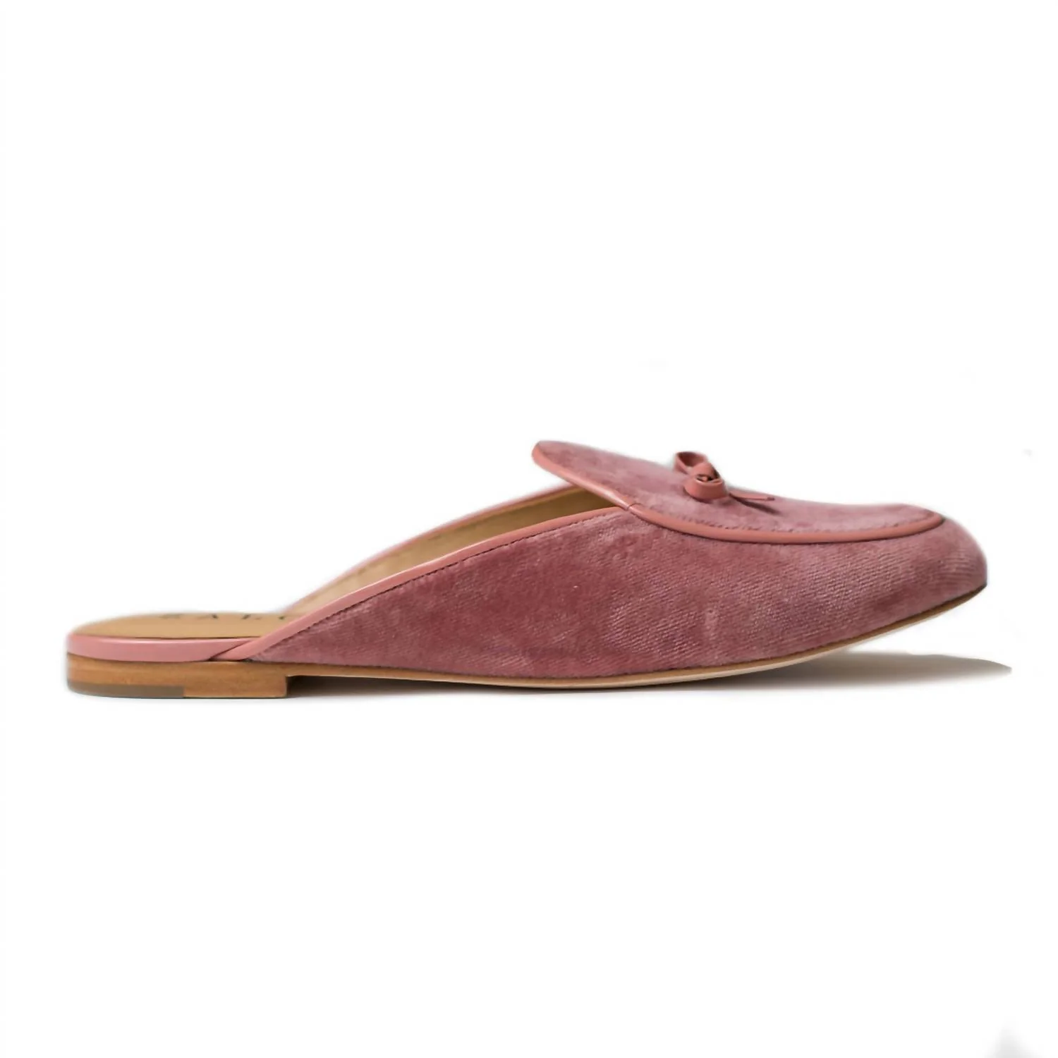 Women's Bow Mule In Rose - Image 2