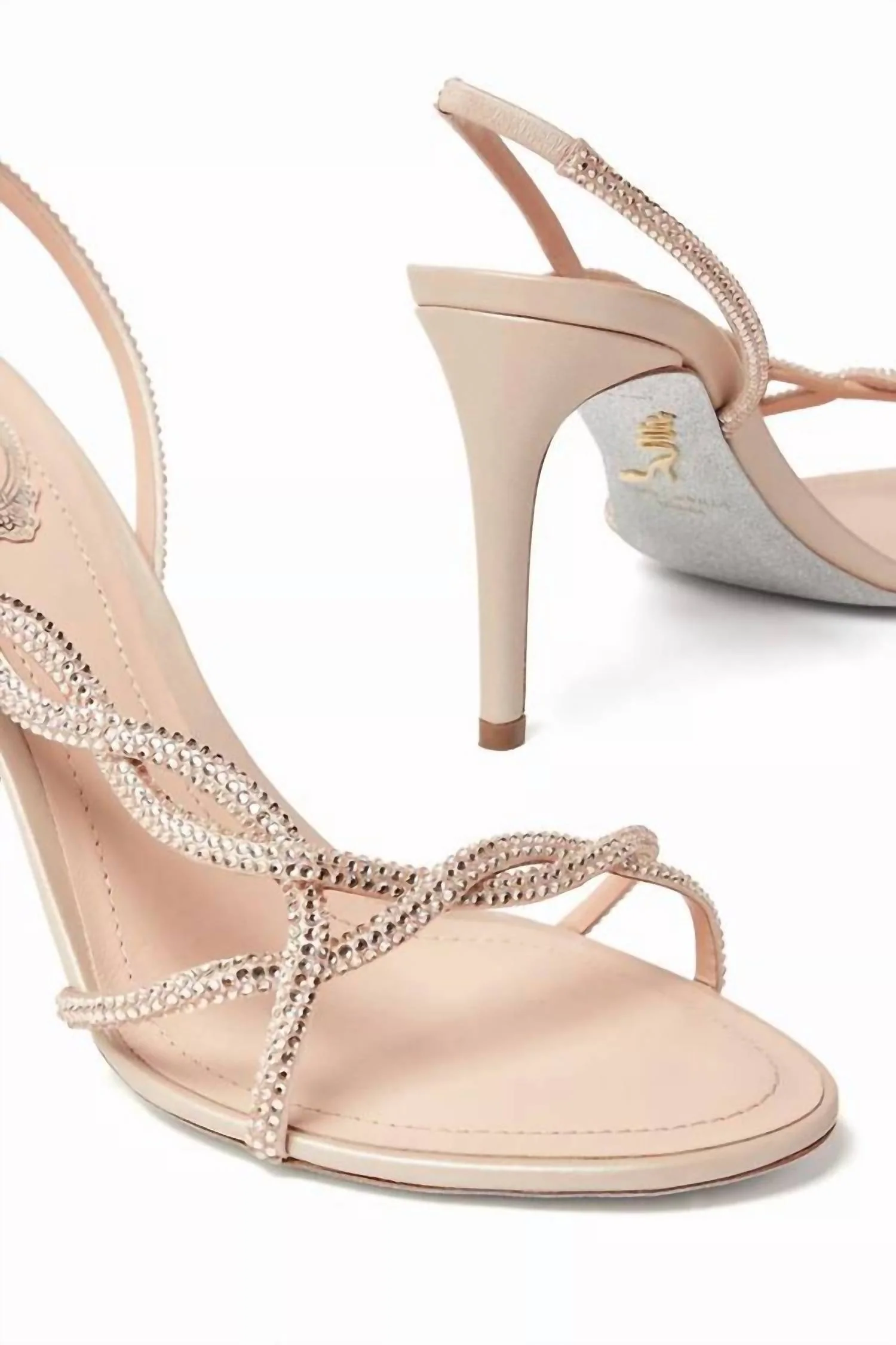 Women's Braid 80 Sandal In Champagne - Image 2