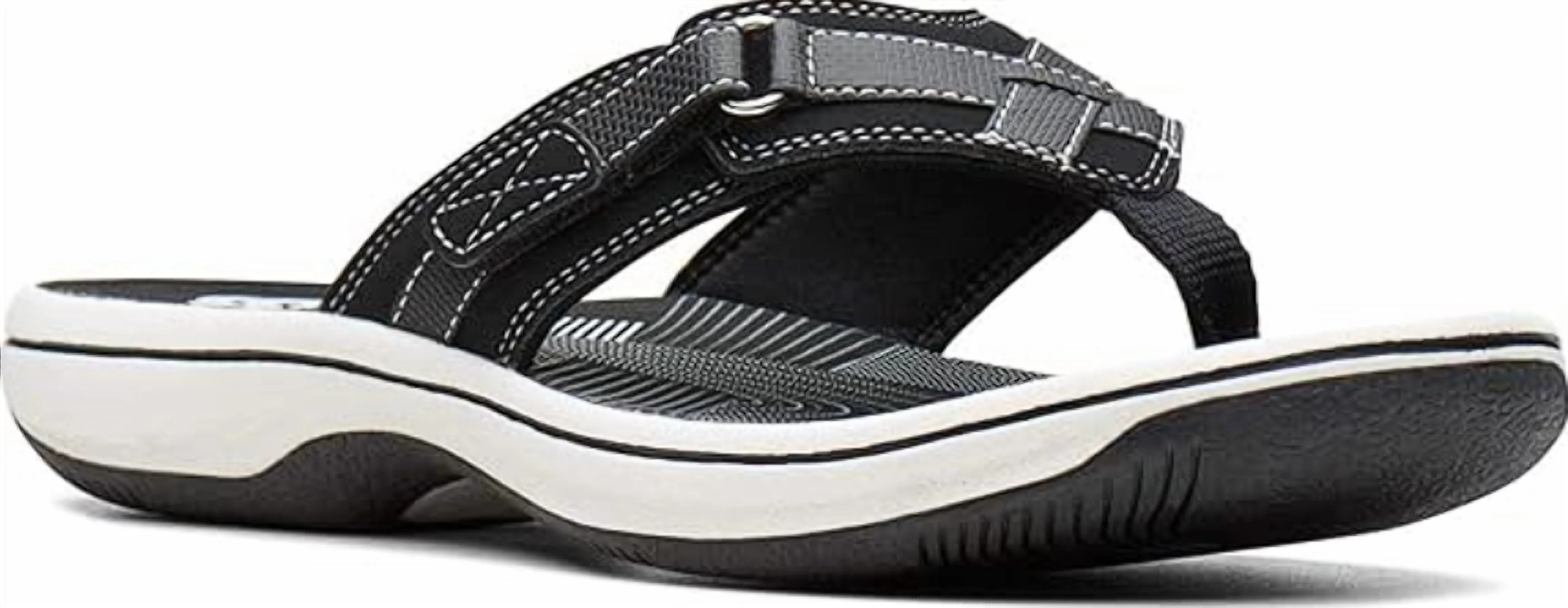 Women's Breeze Sea Slipper In Black Synthetic - Image 3