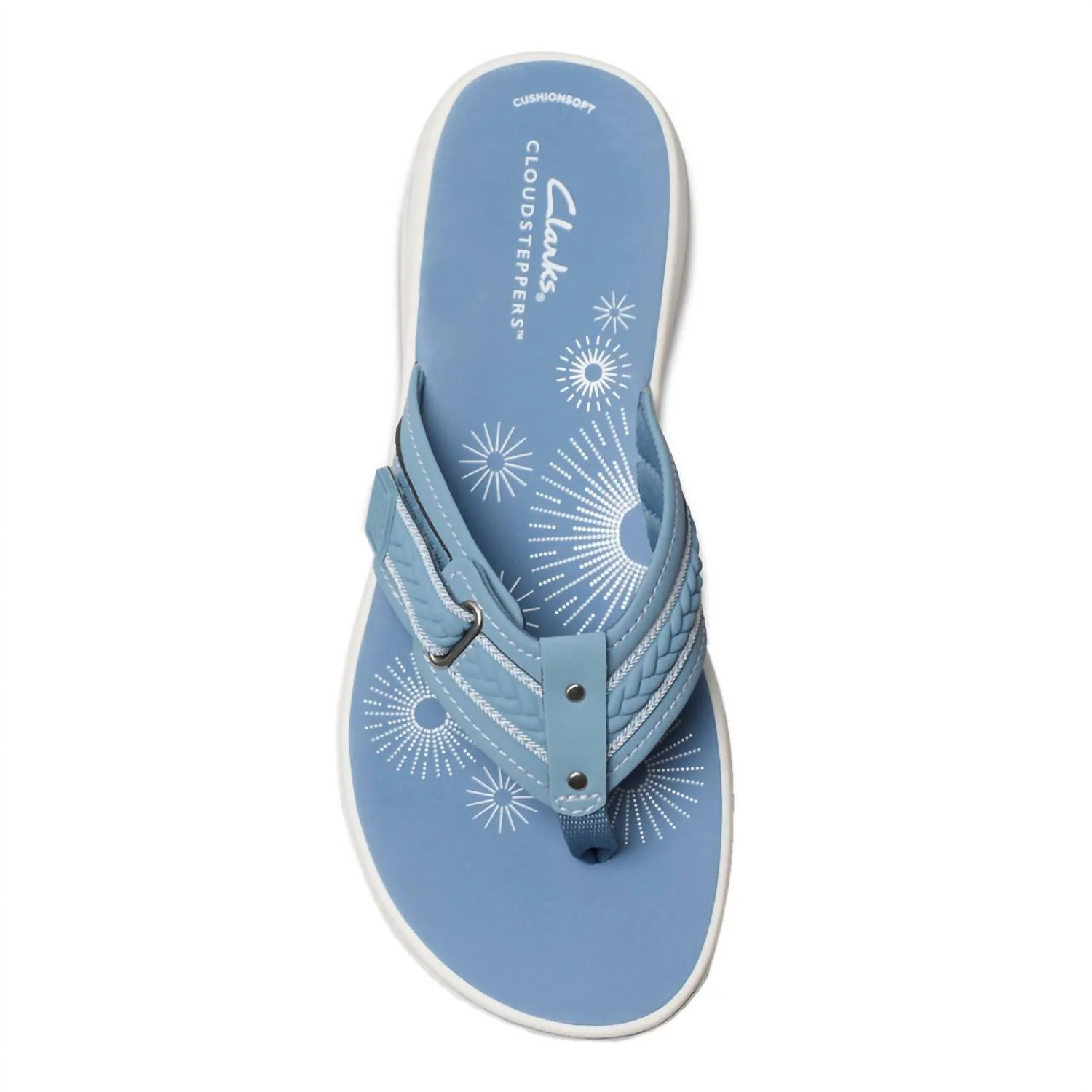 Women's Breezey Sun Sandal In Denim - Image 3