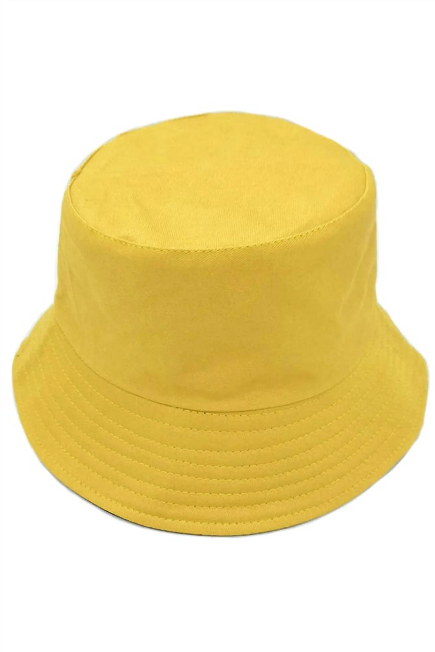 Women's Bucket Hat In Yellow