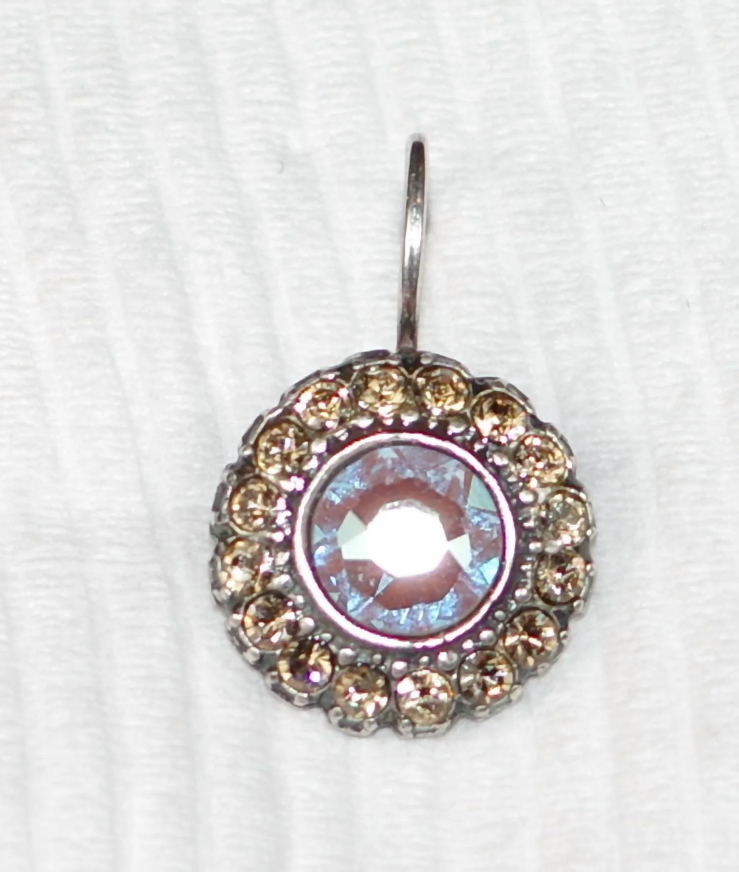Women's Butter Pecan Earrings In Silver/ Pink