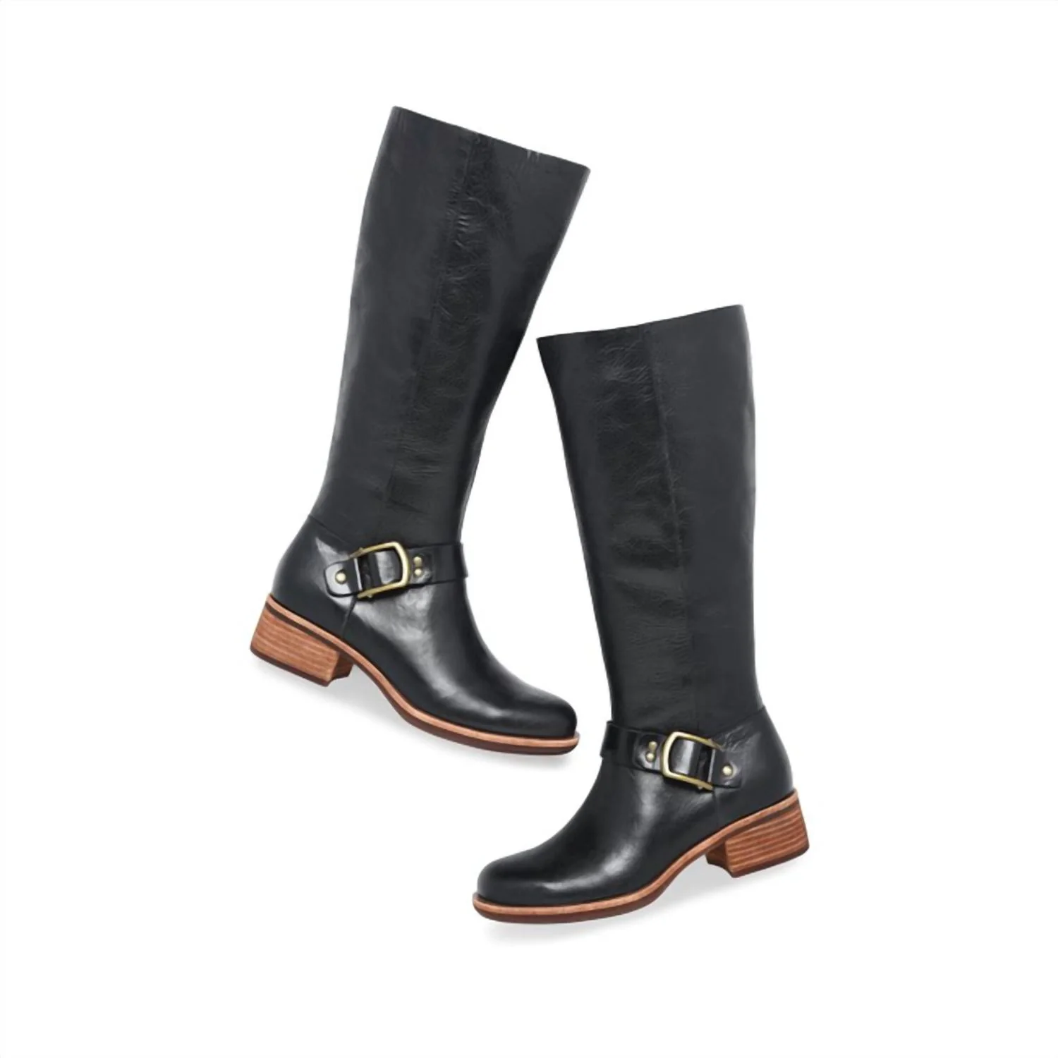 Women's Carli Riding Boots In Black - Image 2