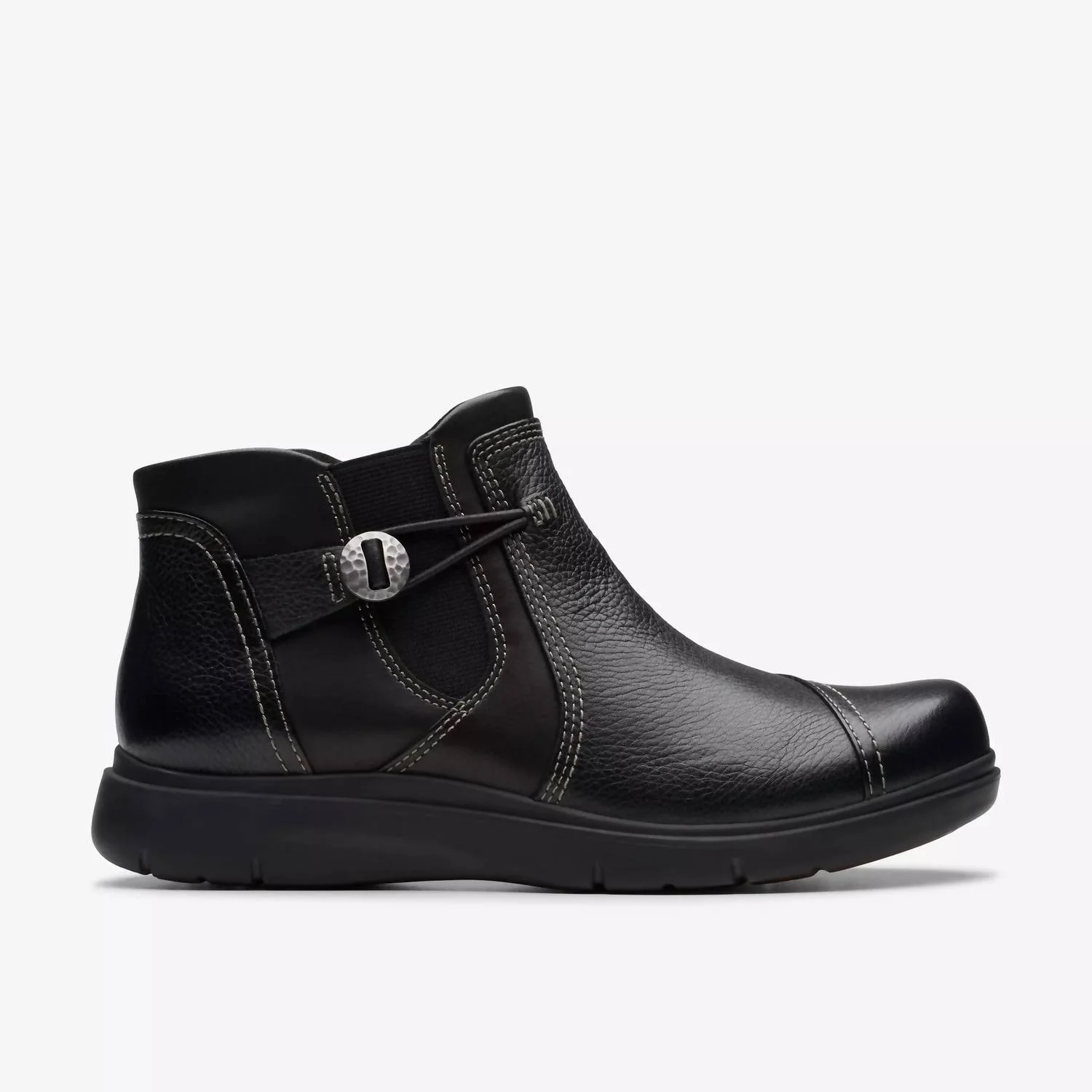 Women's Certina Joy Boots In Black Leather - Image 3