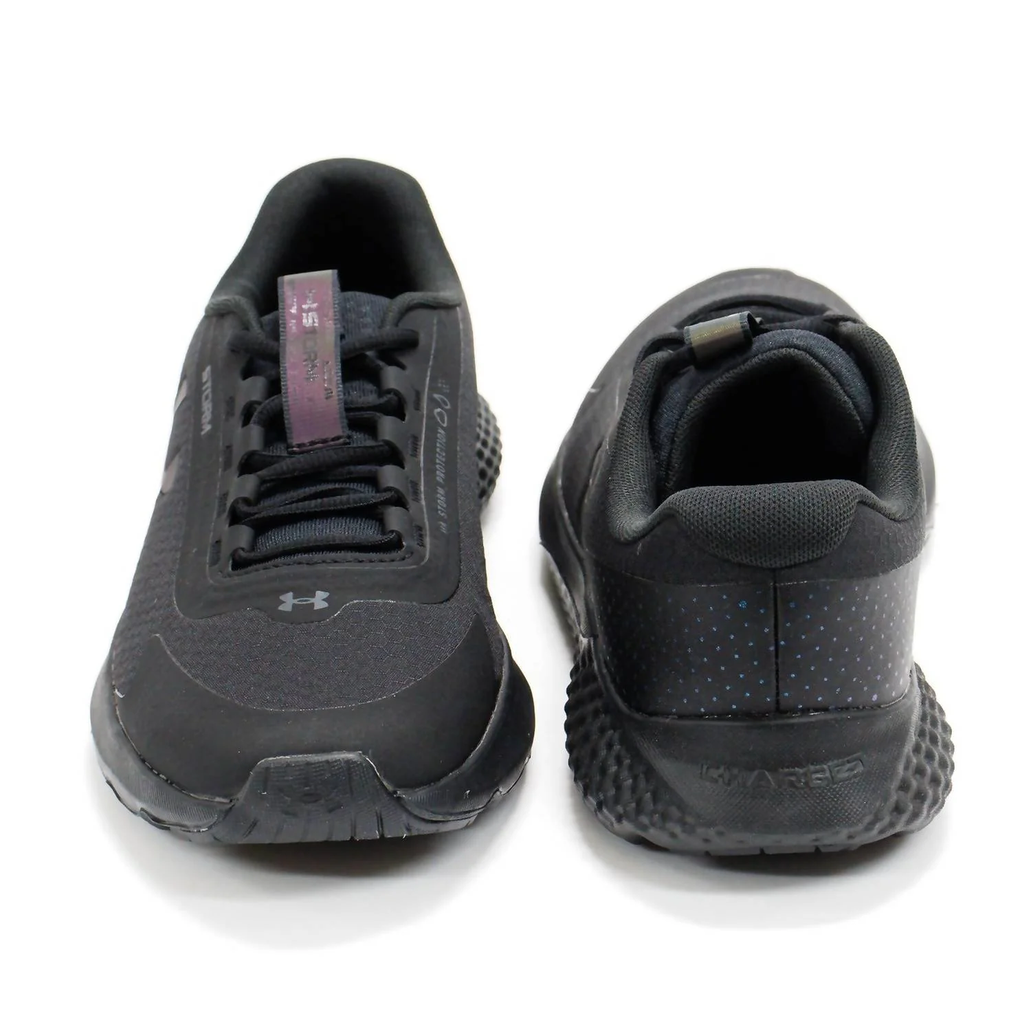 Women's Charged Rogue 3 Storm Running Shoe In Black - Image 3