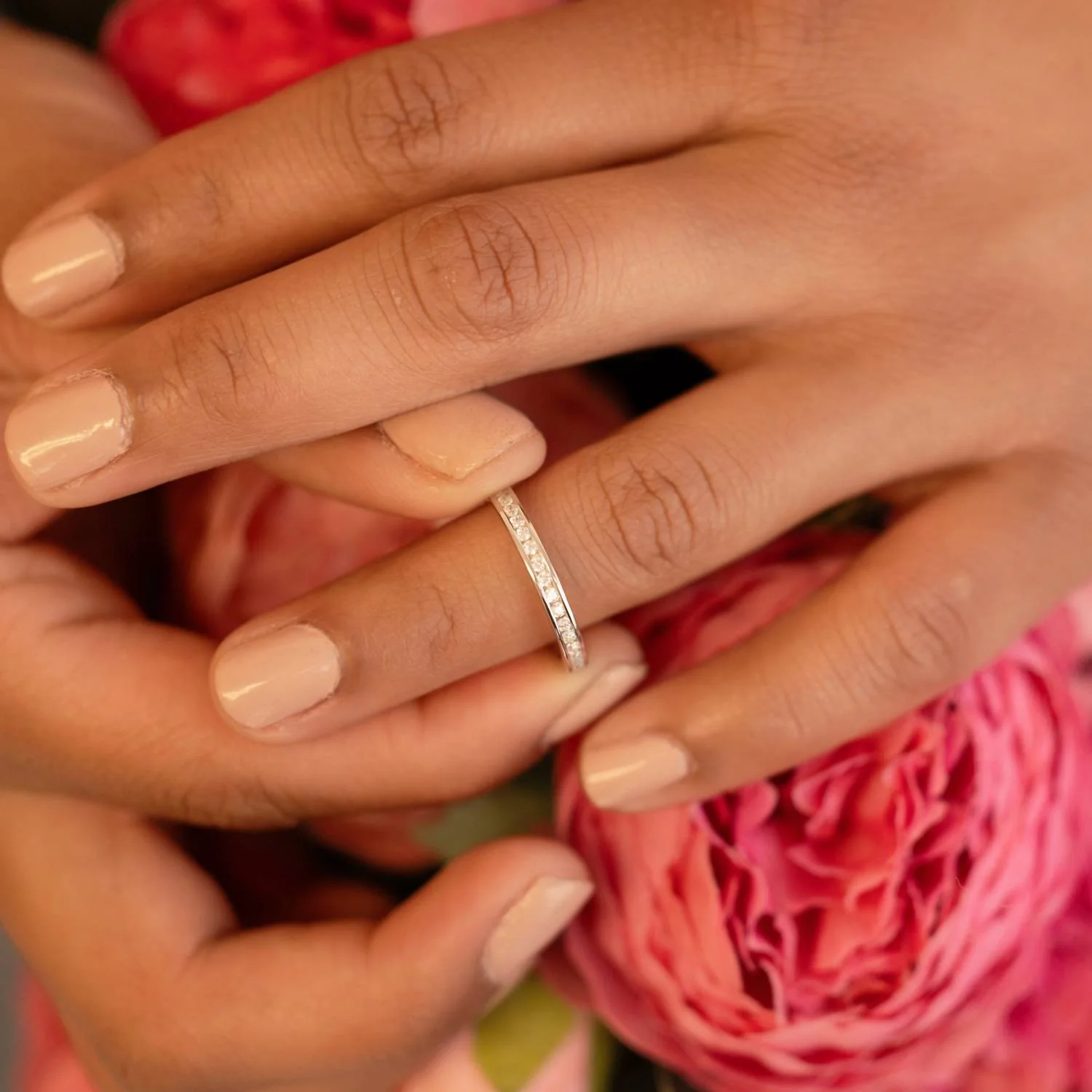 Women's Charlotte Stackable Ring In Silver - Image 2