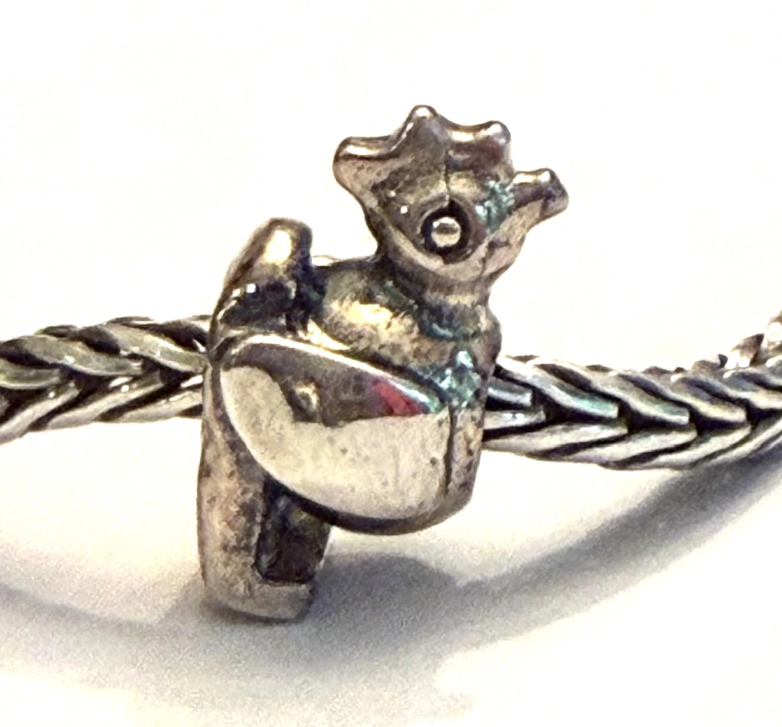 Women's Chicken Bead In Silver - Image 2