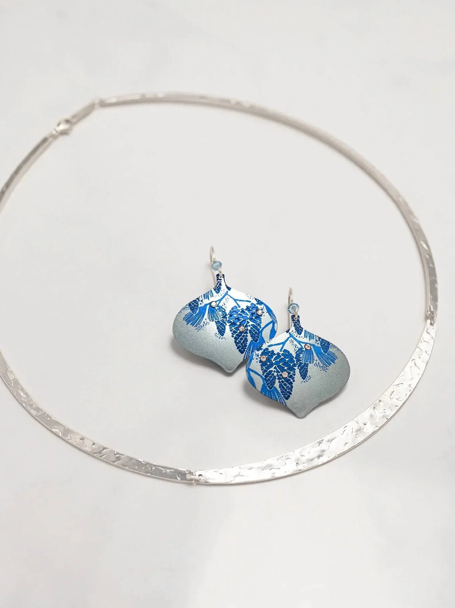 Women's Clara Ornament Earrings In Ice Blue - Image 2