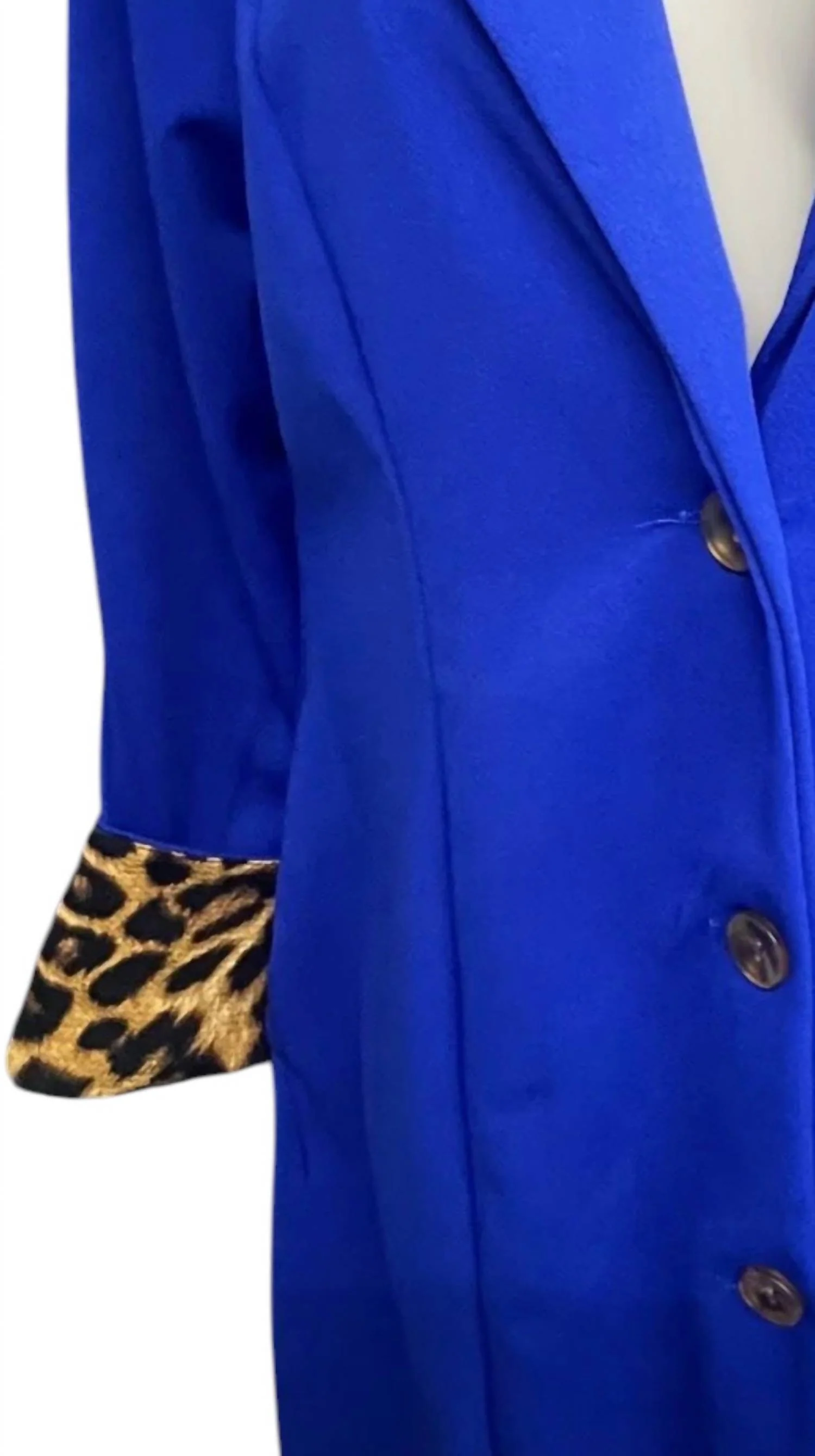 Women's Classic Blazer In Royal - Image 2