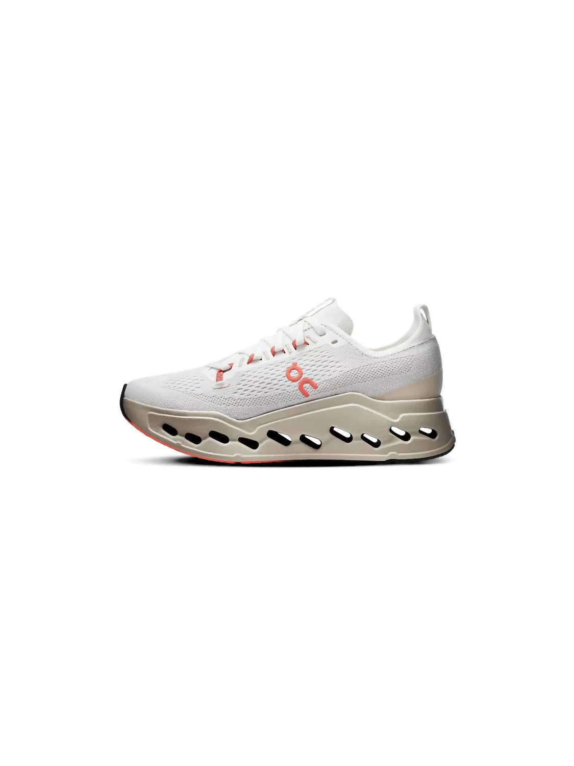 Women's Cloudsurfer Max Shoes - Wide In Ivory/salmon - Image 2