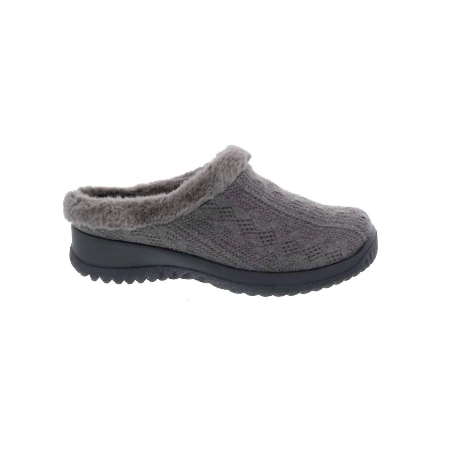 Women's Comfy Clog In Grey Sweater - Image 2