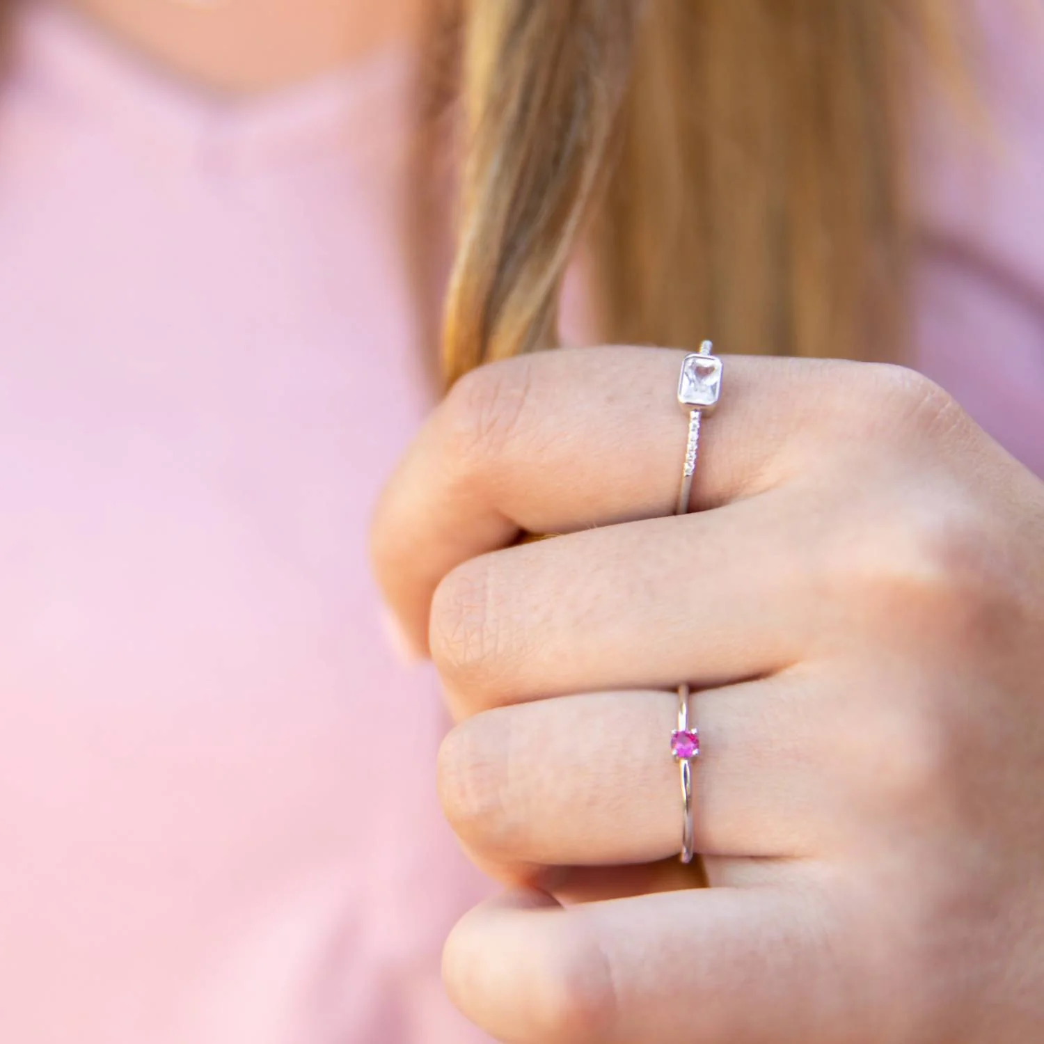 Women's Cora Stackable Ring In Silver - Image 2