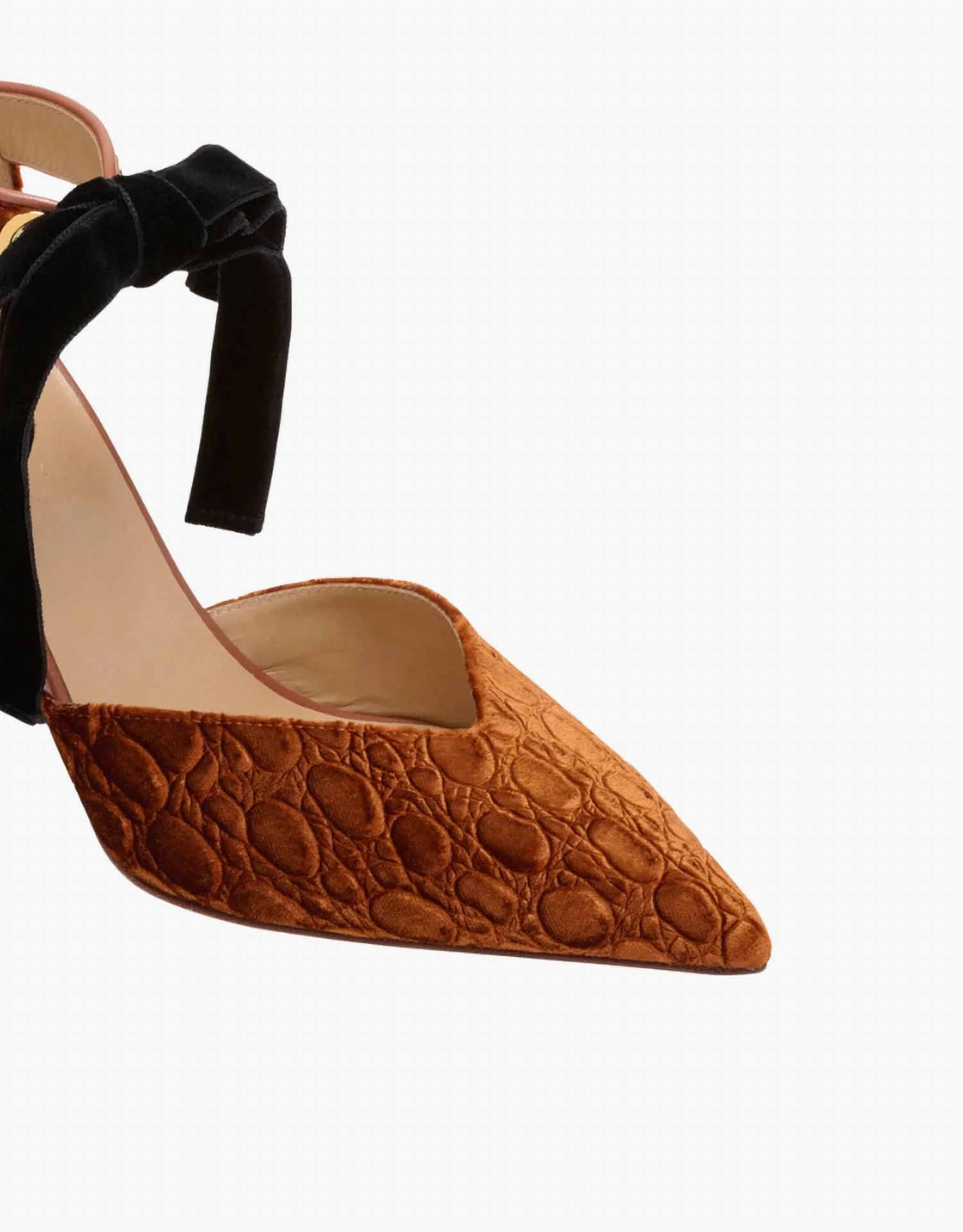 Women's Corinna Eyelet Detail High Heels In Sierra - Image 4