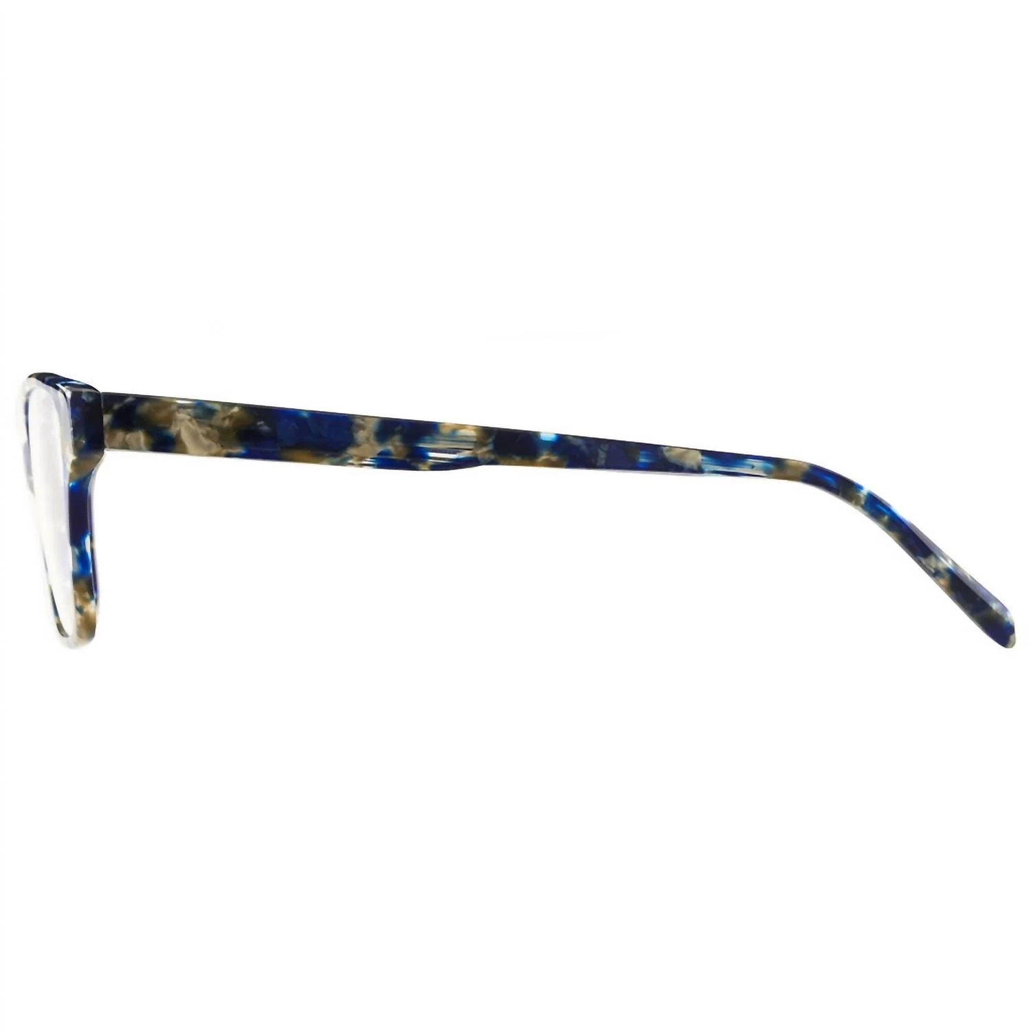 Women's Cosmopolis Glasses In Polished Blue Pearl Marble - Image 2