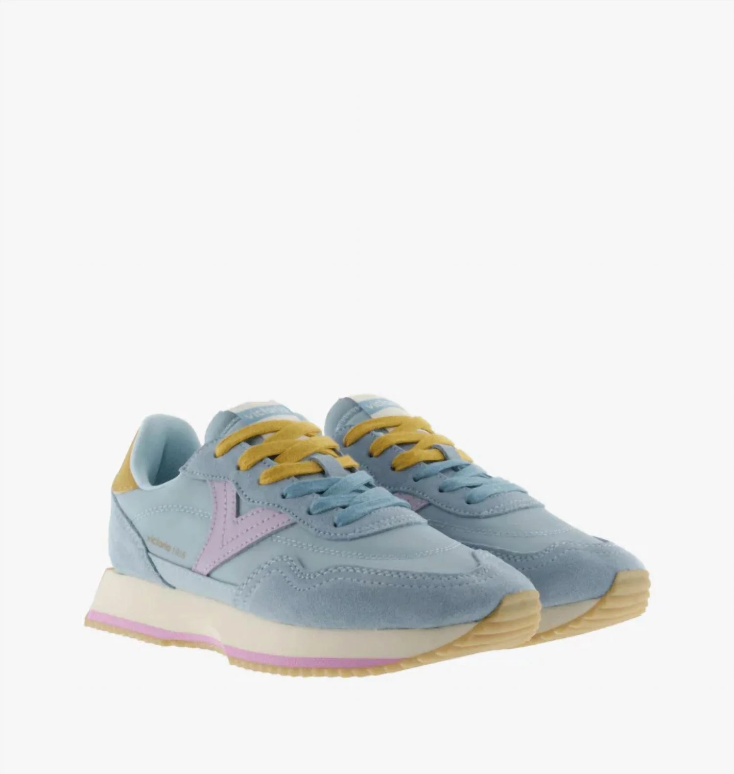 Women's Cosmos Leather Sneakers In Azul - Image 3