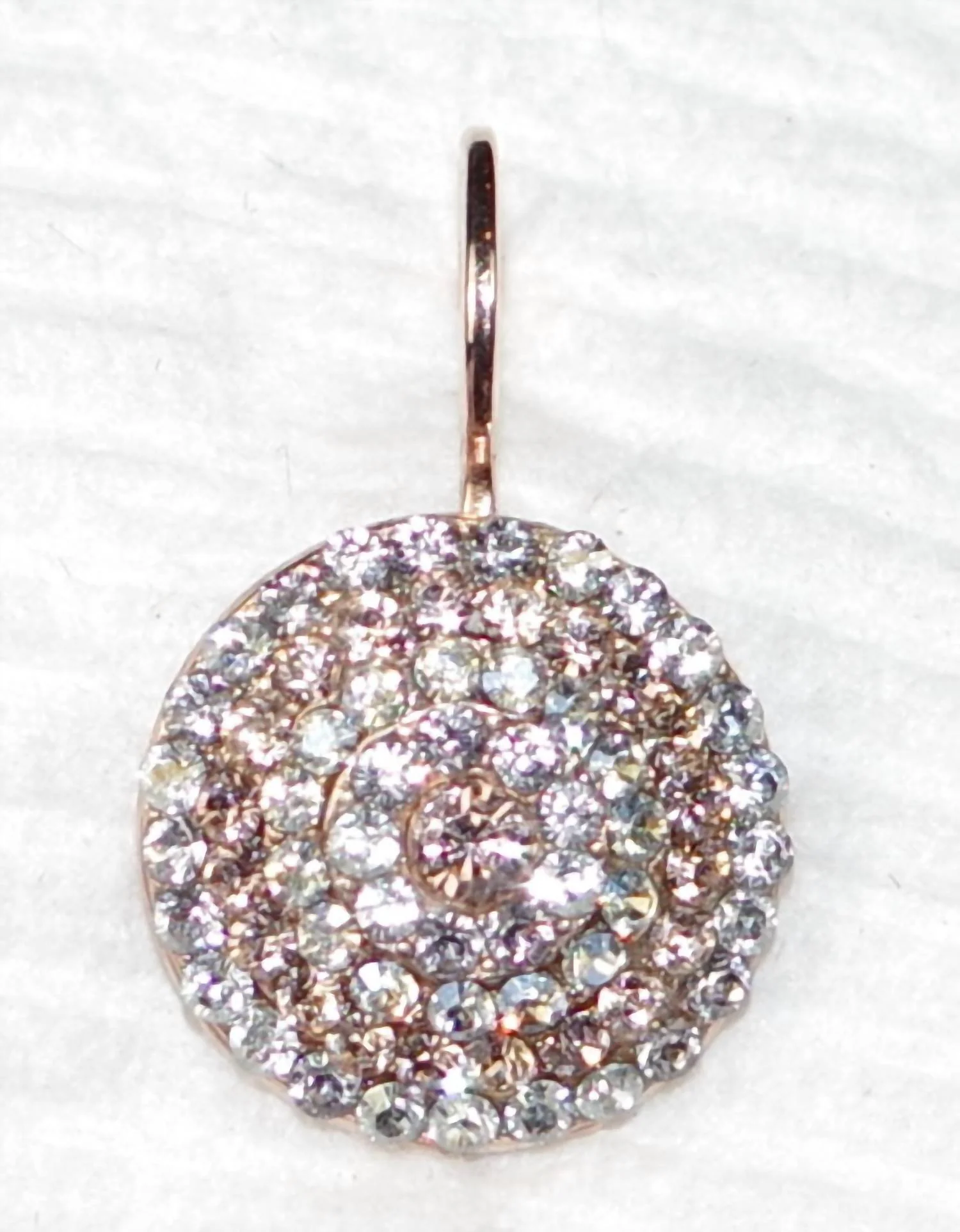 Women's Dancing In The Moonlight Earrings In Clear/ Rose - Image 2