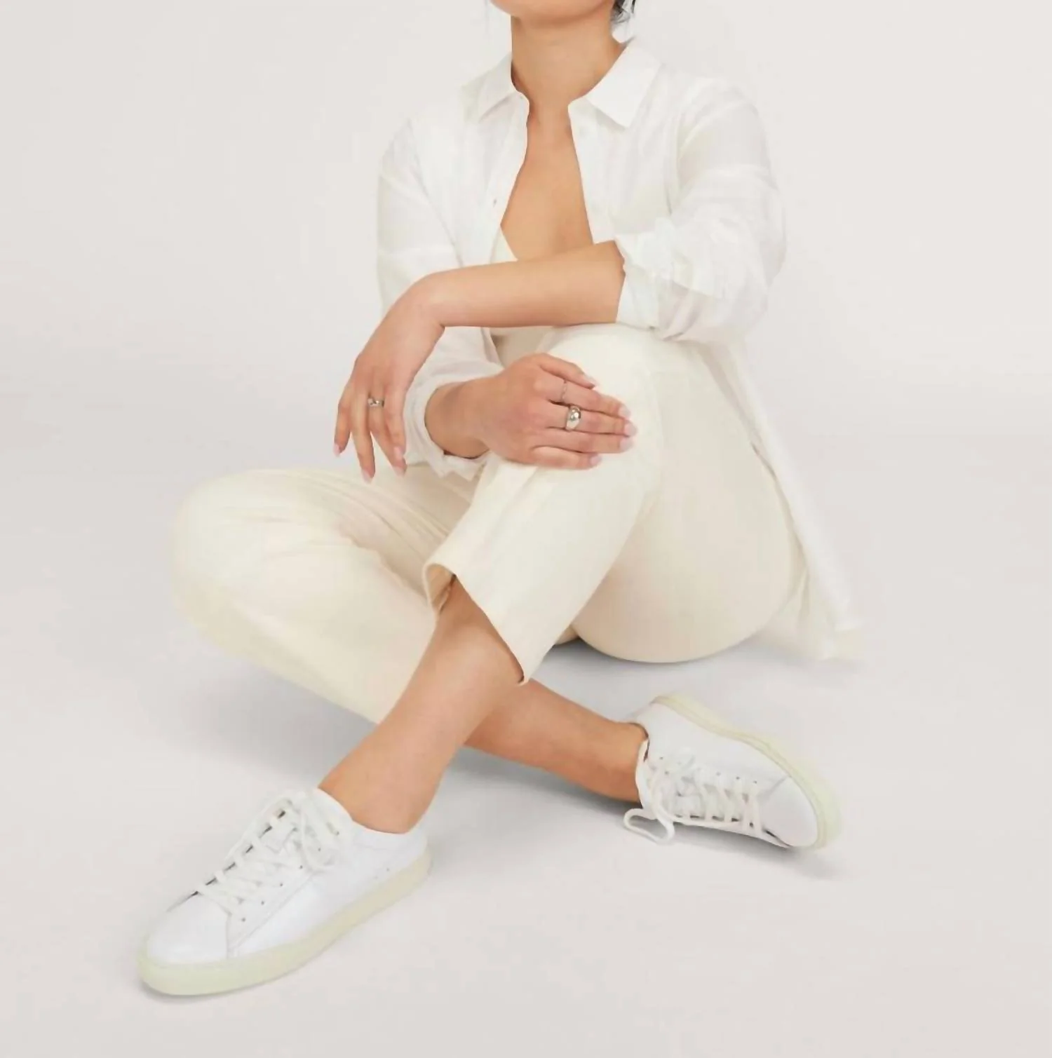 Women's Day Sneakers In White - Image 5