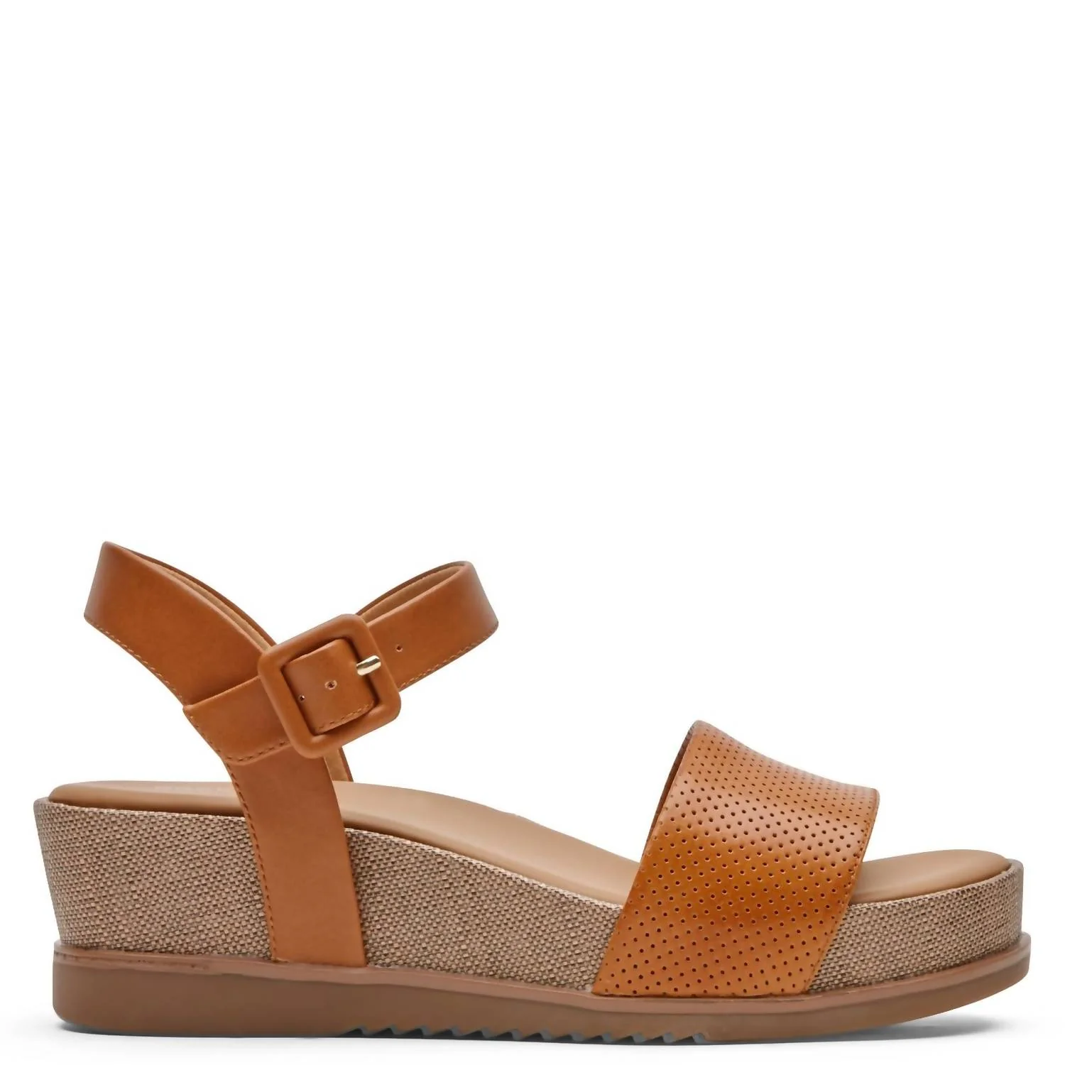 Women's Delanie Open Toe Platform Sandal In Honey - Image 2