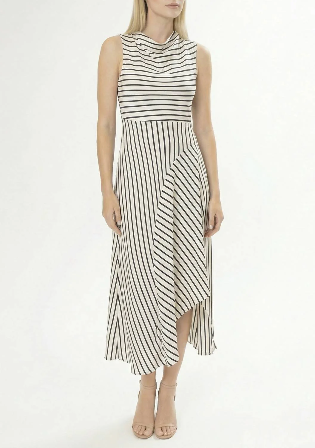 Women's Divya Dress In Black White