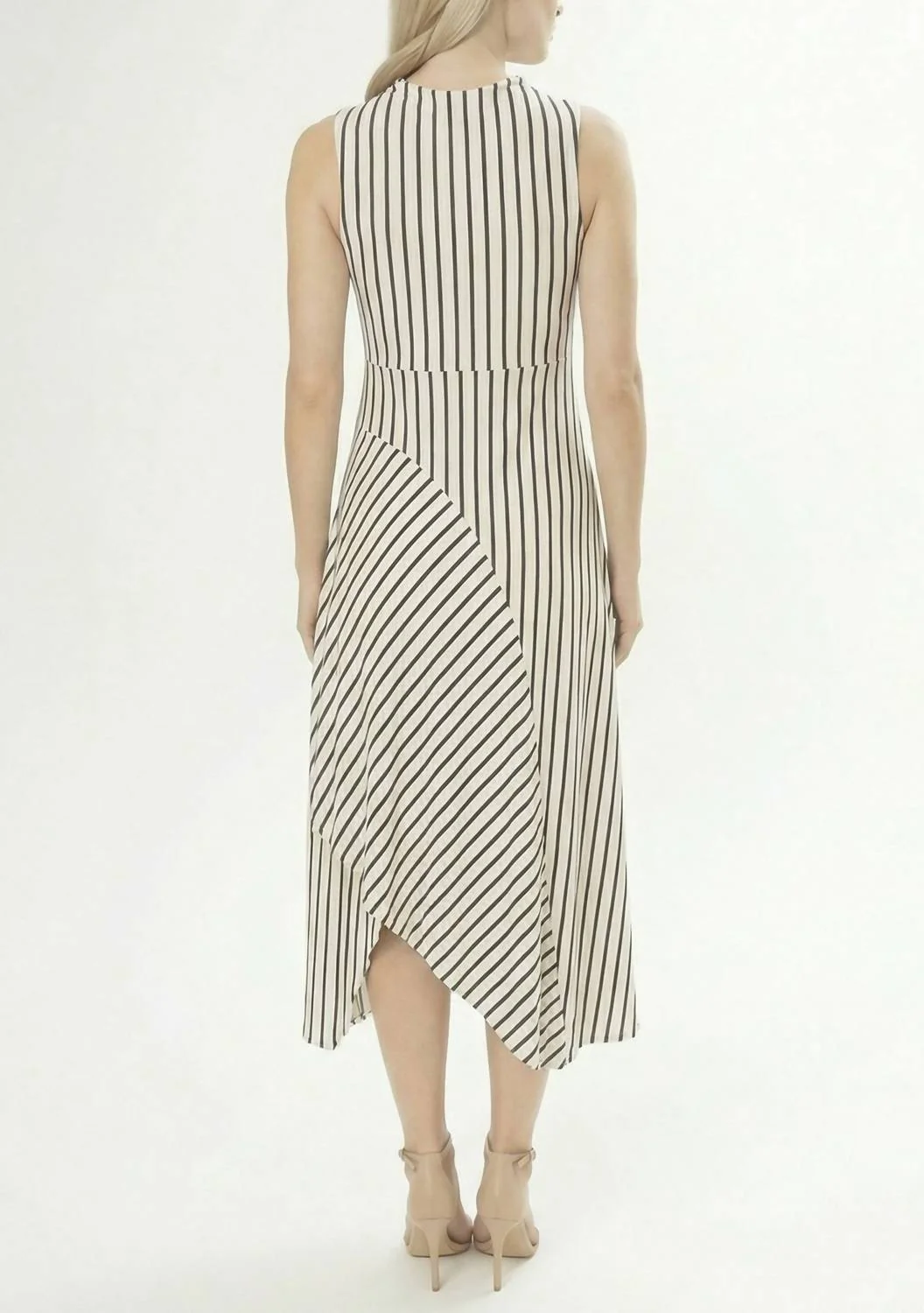 Women's Divya Dress In Black White - Image 2
