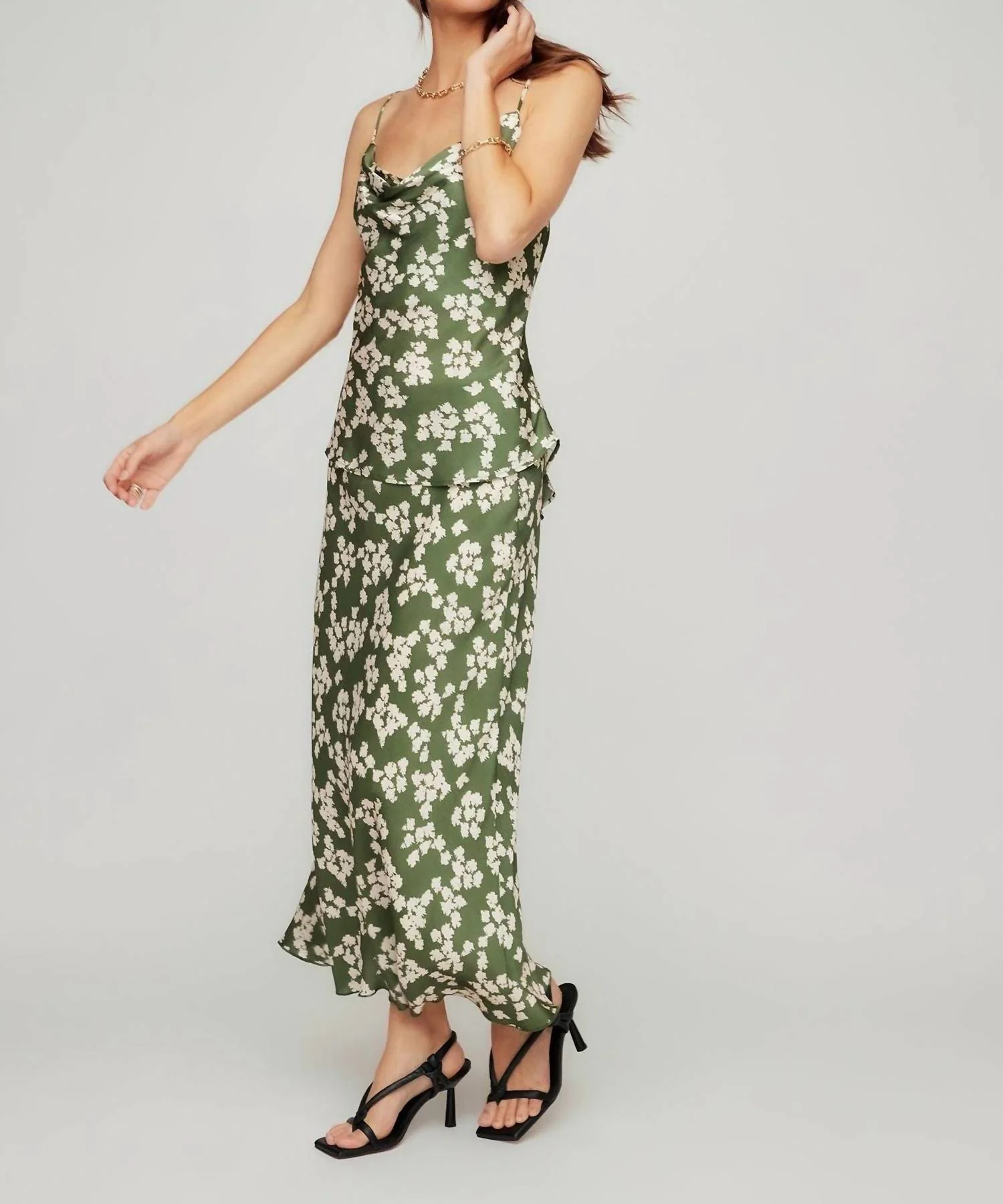 Women's Drape Camisole In Print - Image 2