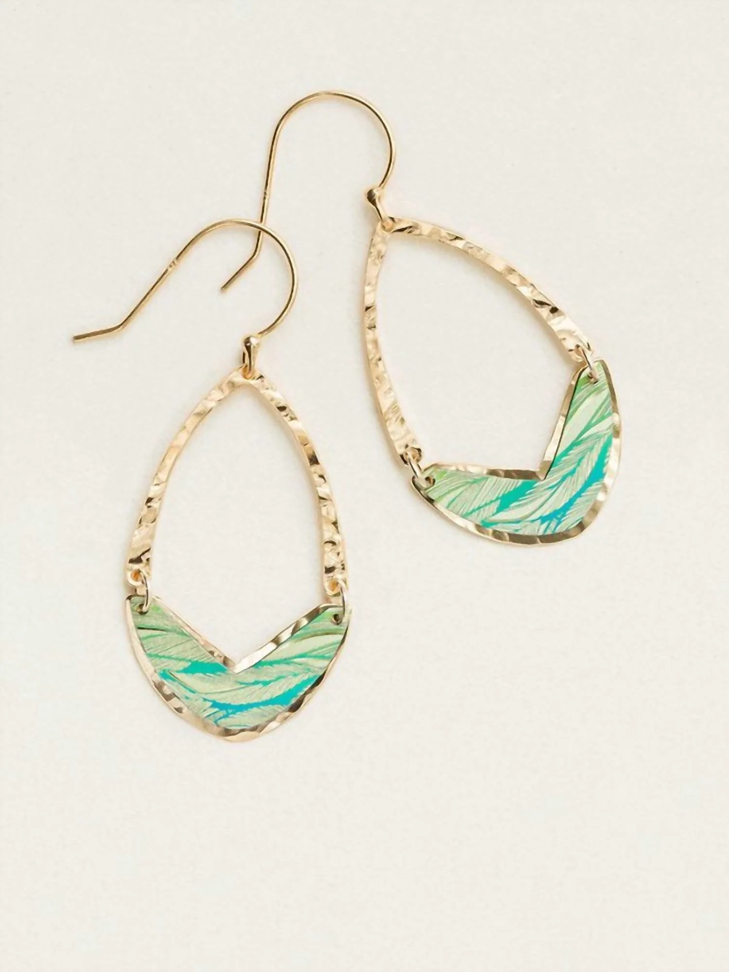 Women's Drop Earring In Denim Erika