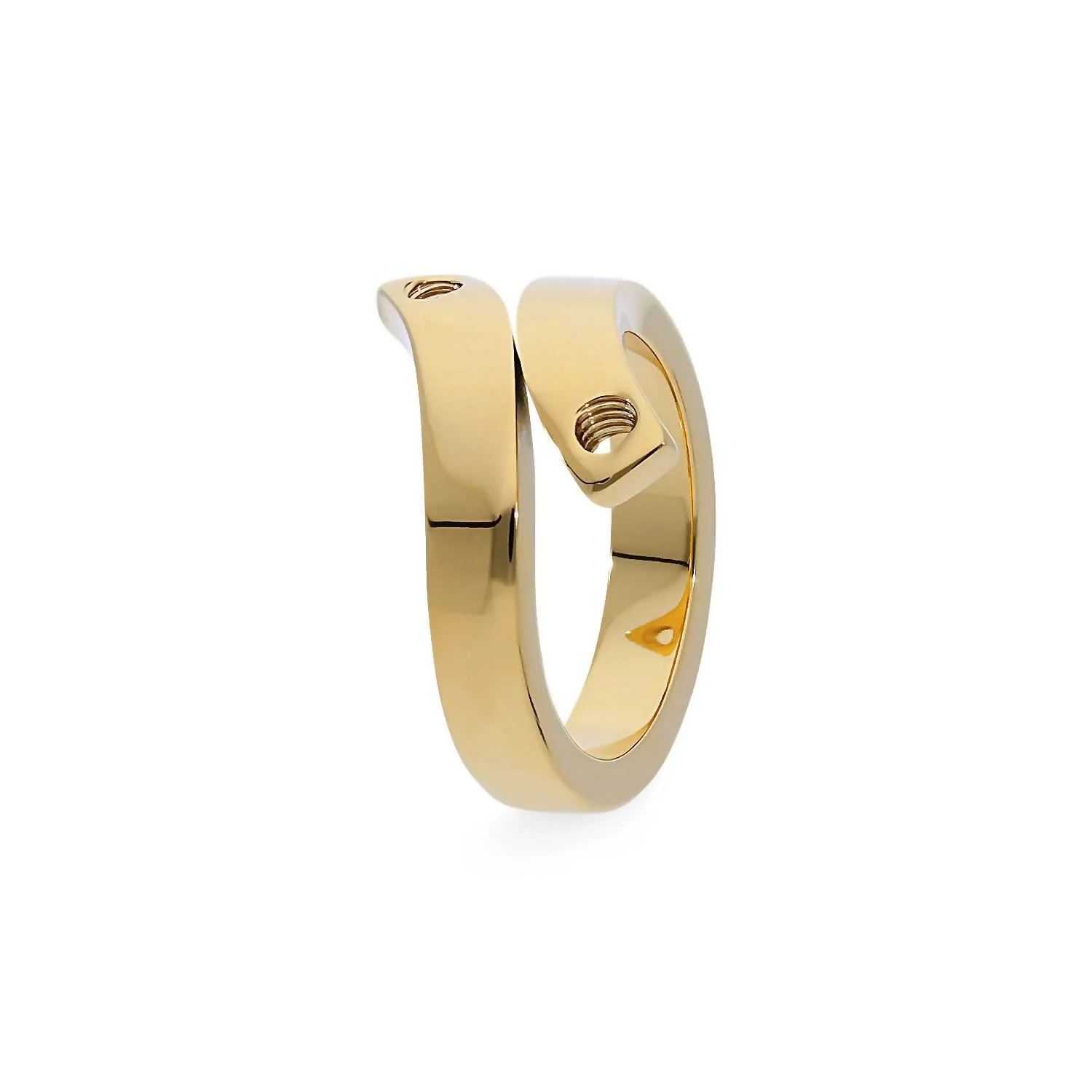 Women's Due Basic Ring In Gold