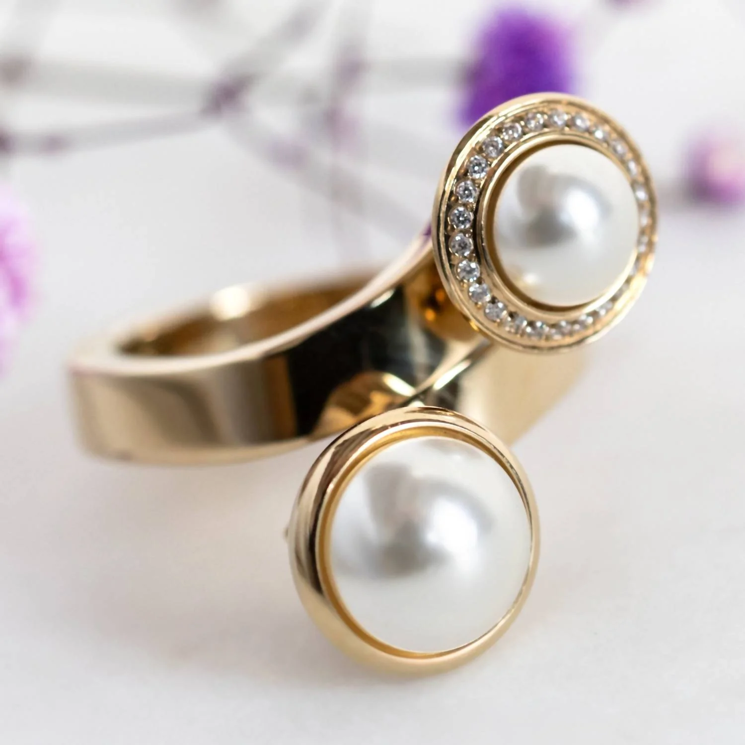 Women's Due Basic Ring In Gold - Image 3