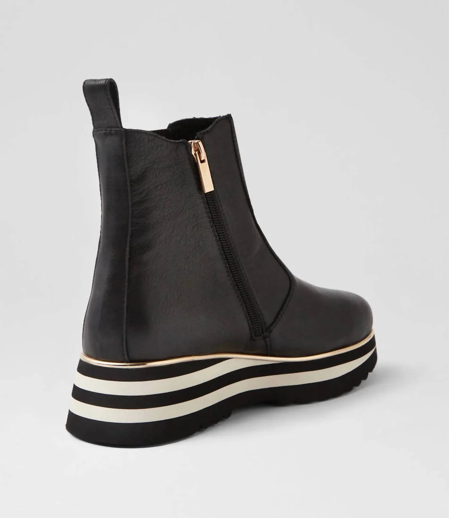 Women's Eccha Leather Boots In Black - Image 2