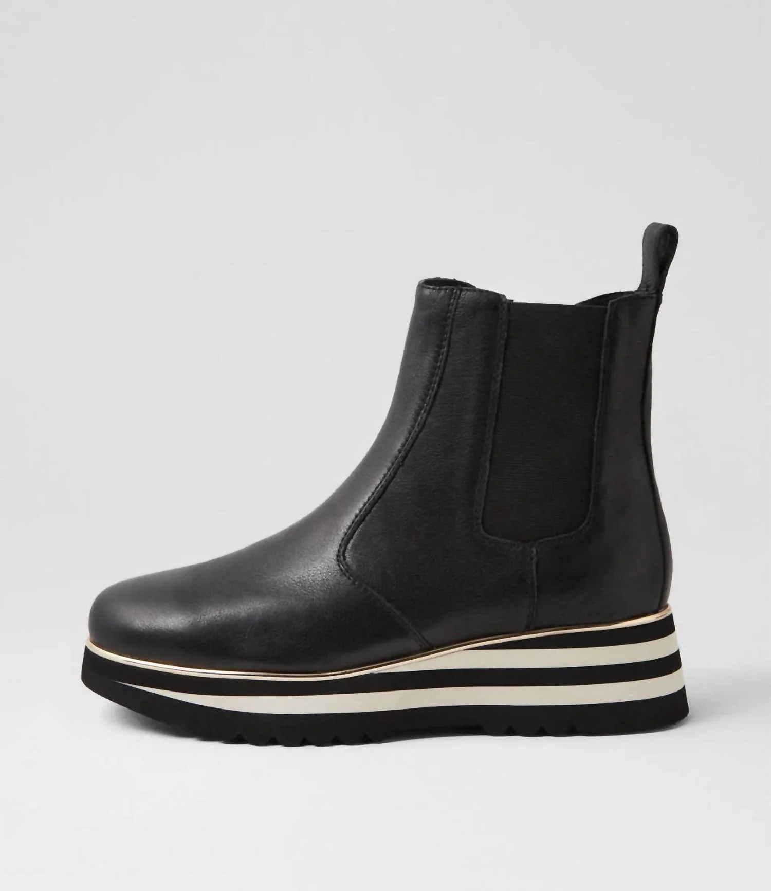 Women's Eccha Leather Boots In Black - Image 3